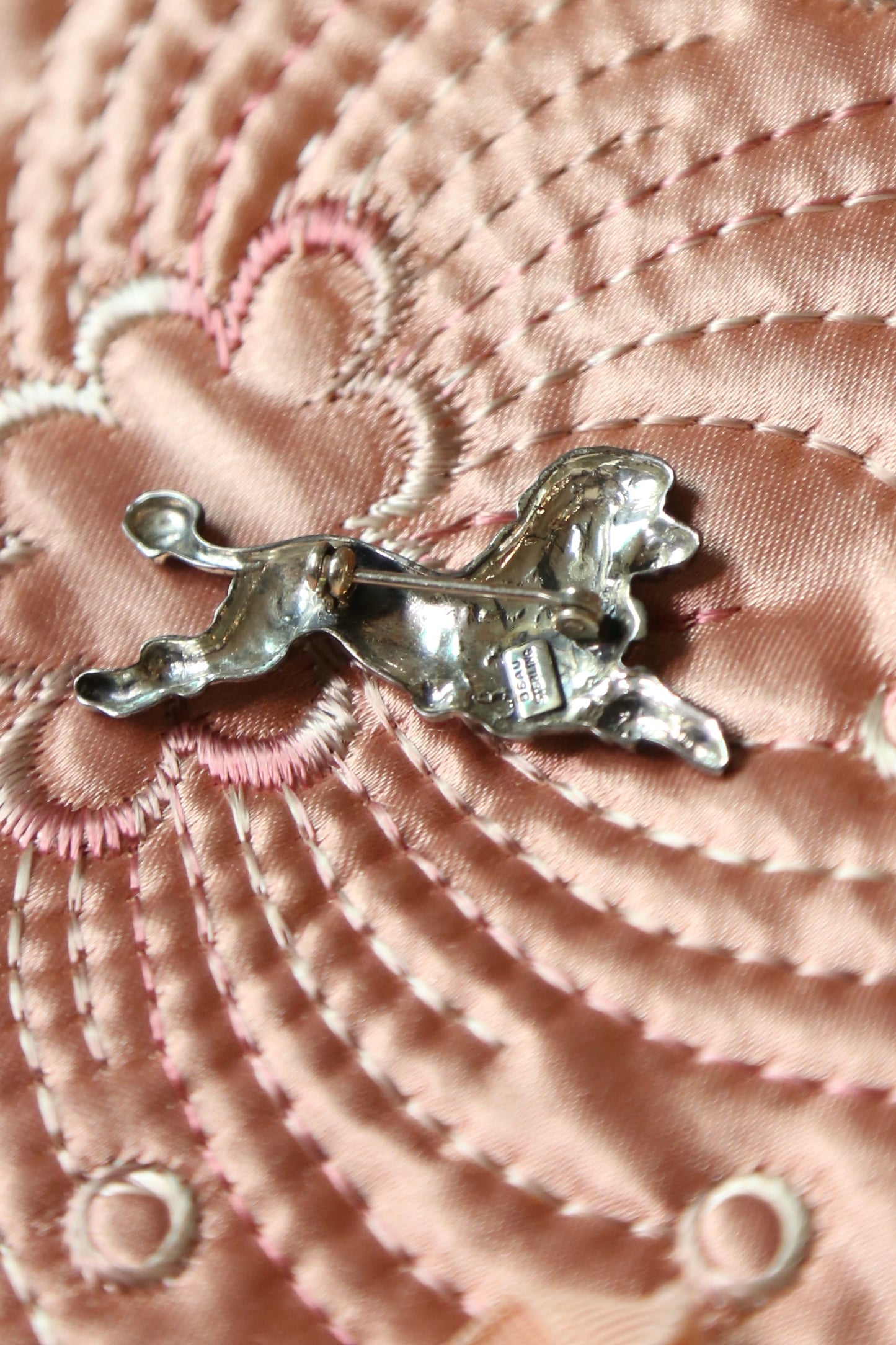 1950’s Beau Sterling Poodle Brooch