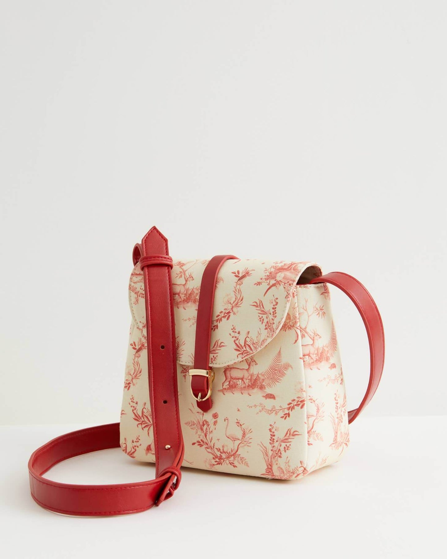 Toile de Jouy Buckle Bag