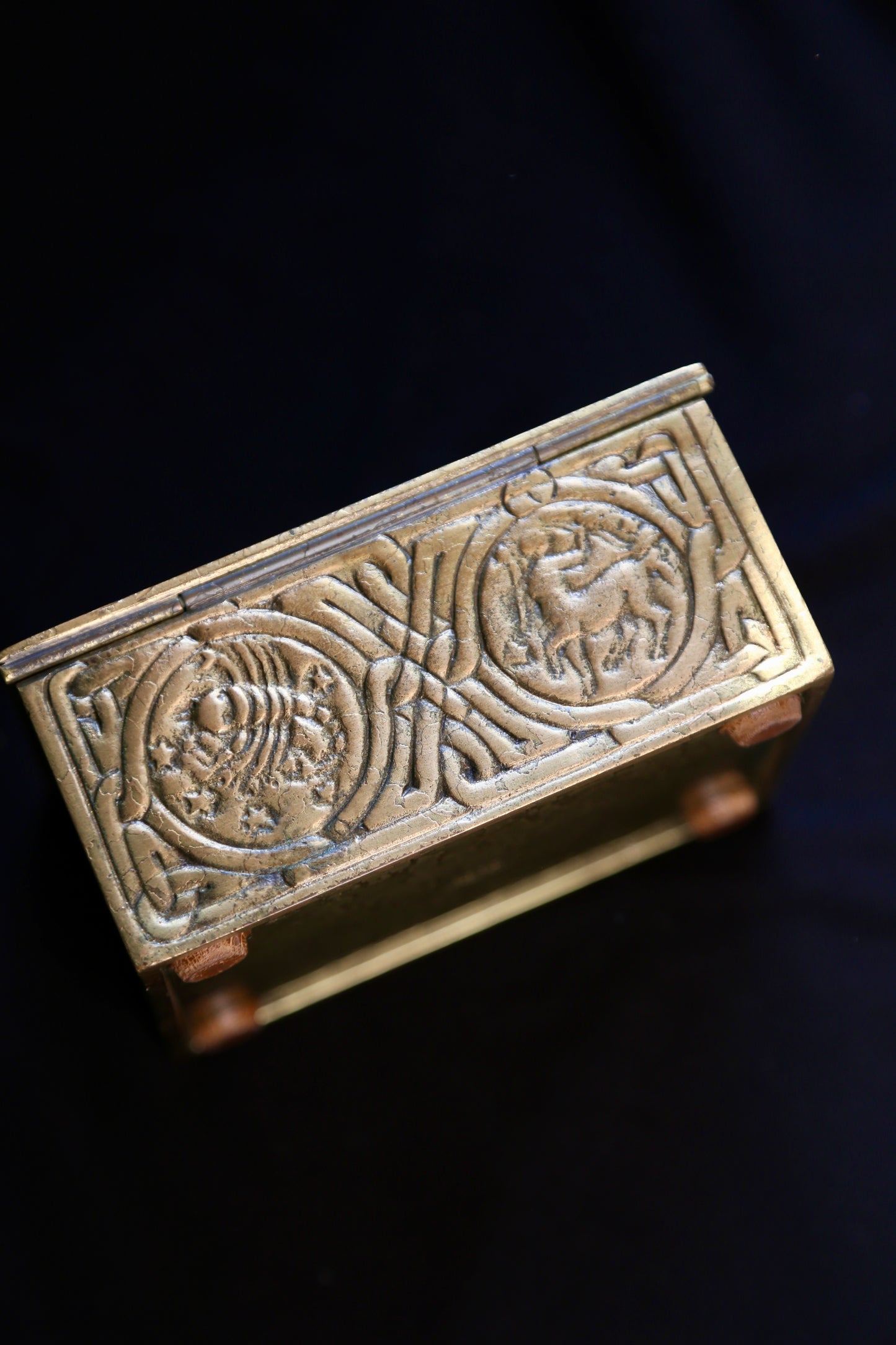 1910s Tiffany Studio Zodiac Box