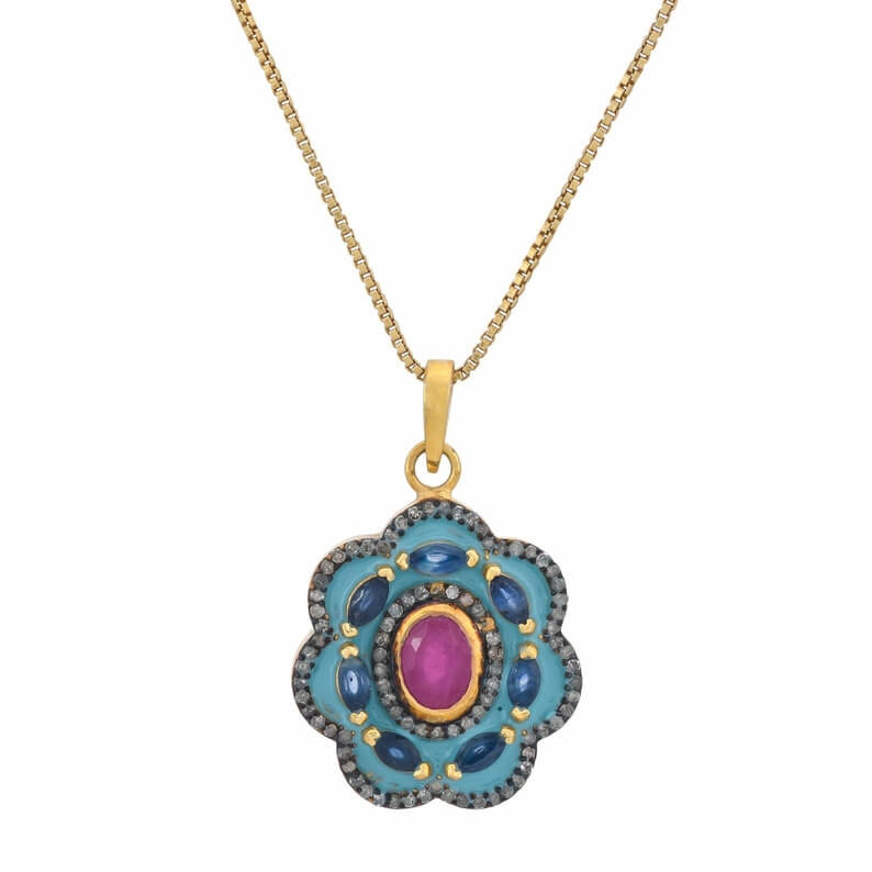 Confetti Square Necklace Confetti Square Necklace