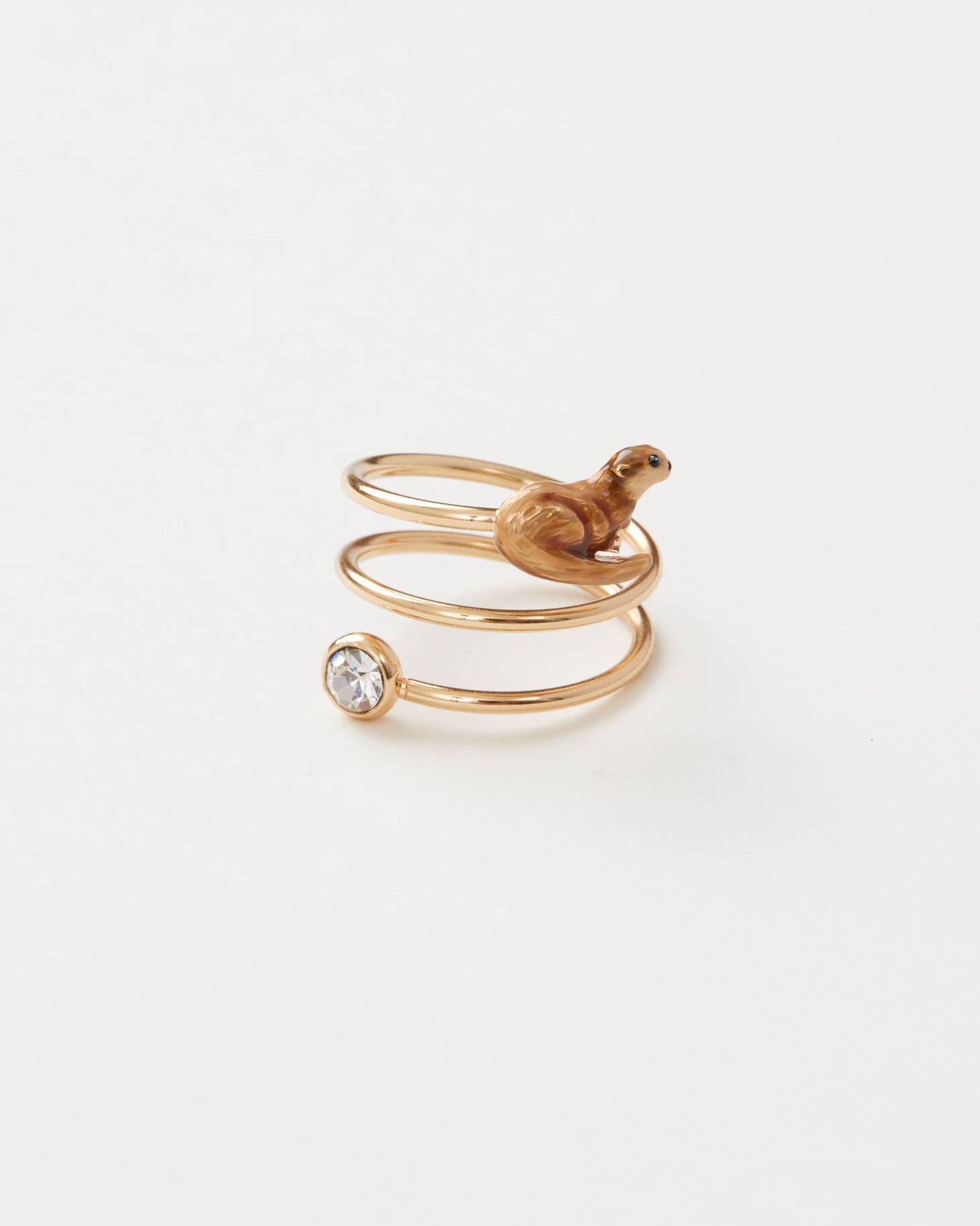 Enamel Otter Ring