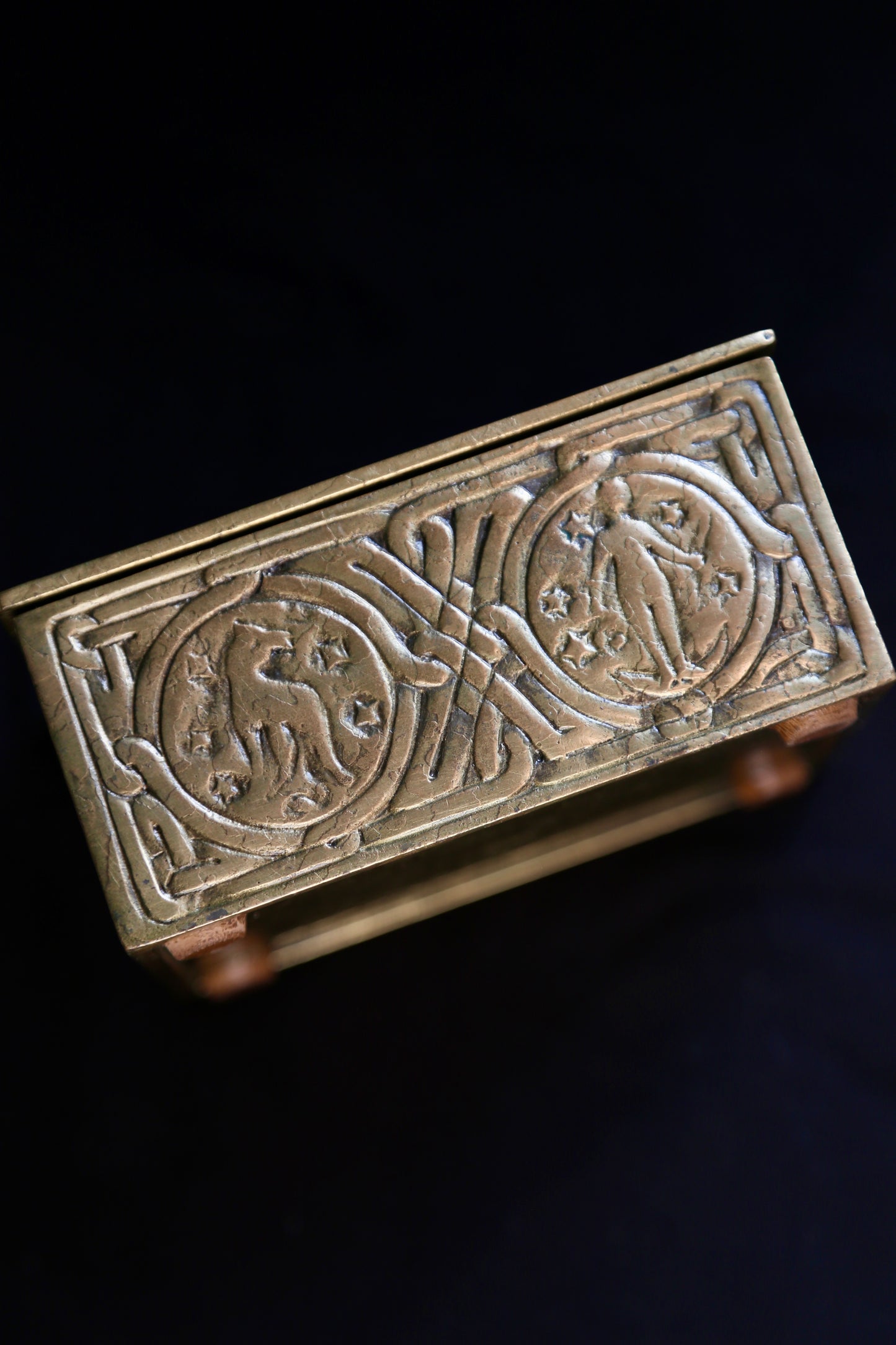 1910s Tiffany Studio Zodiac Box