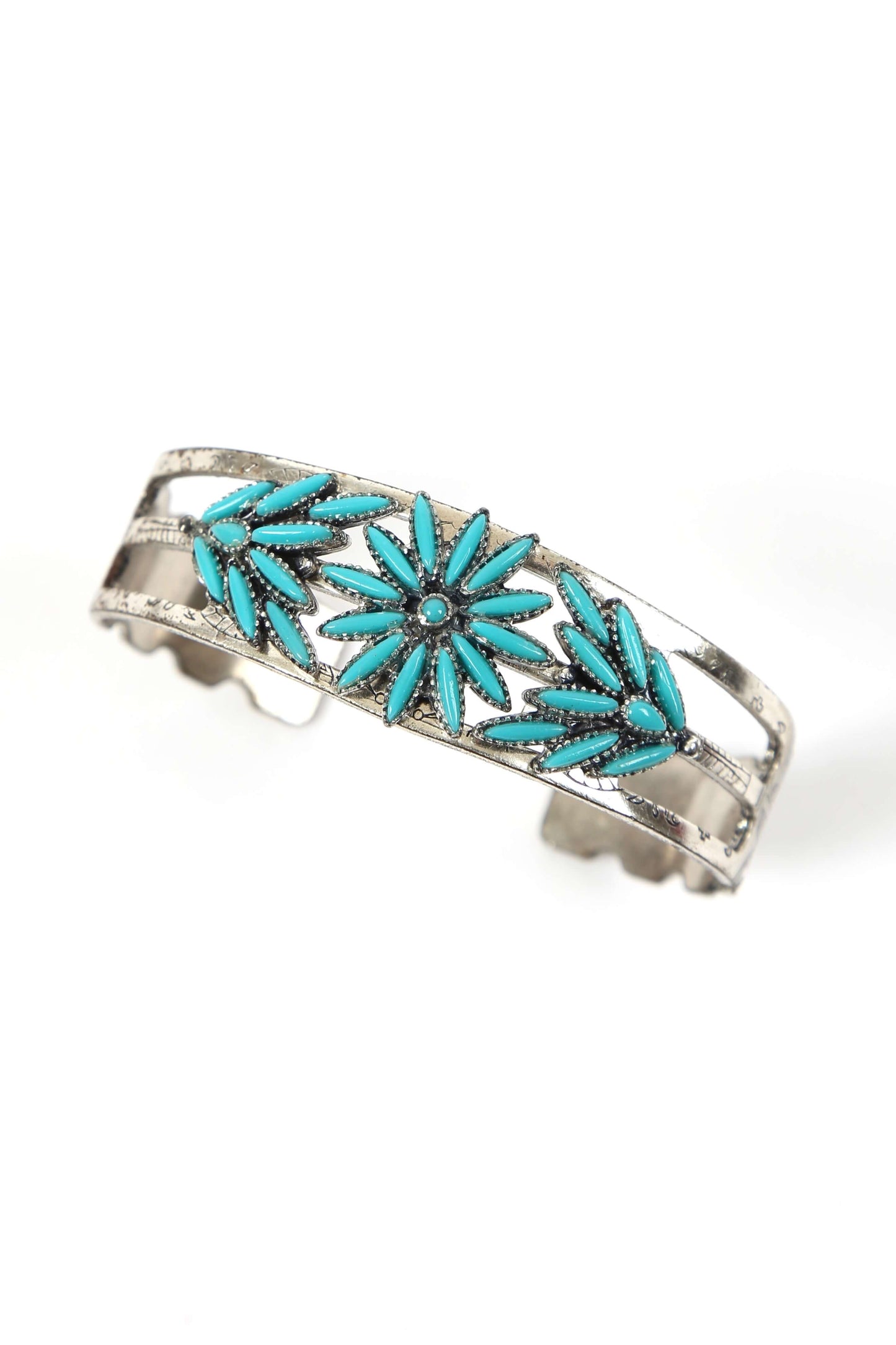 1970's Faux Turquoise Cuff Bracelet