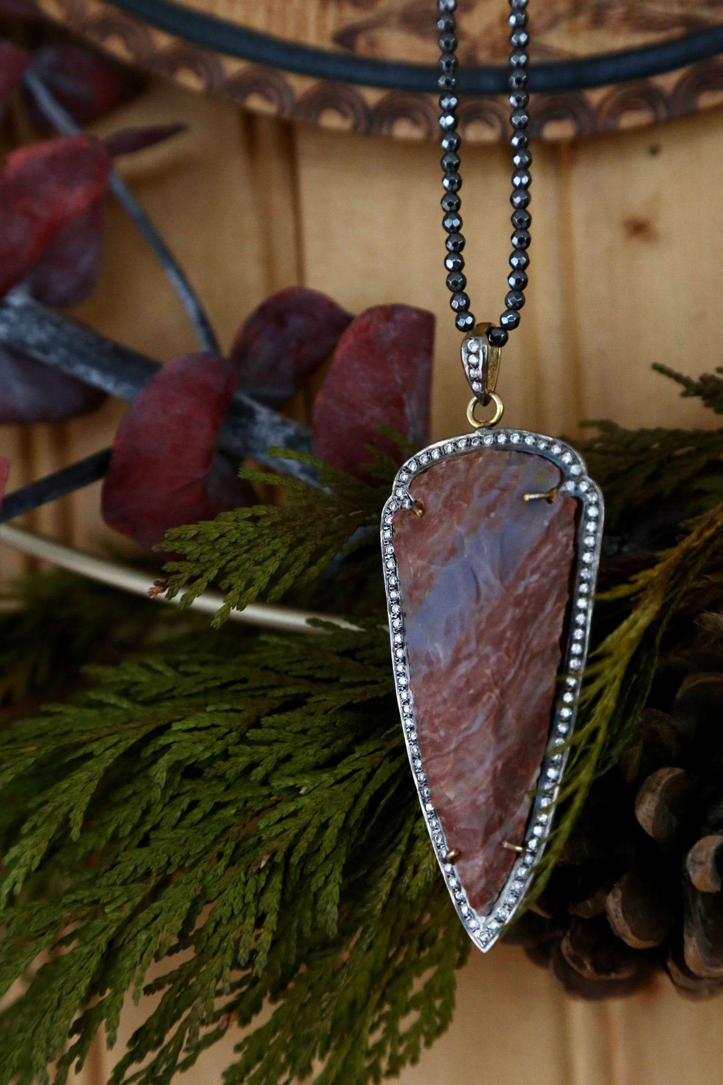Pavé Arrowhead Necklace