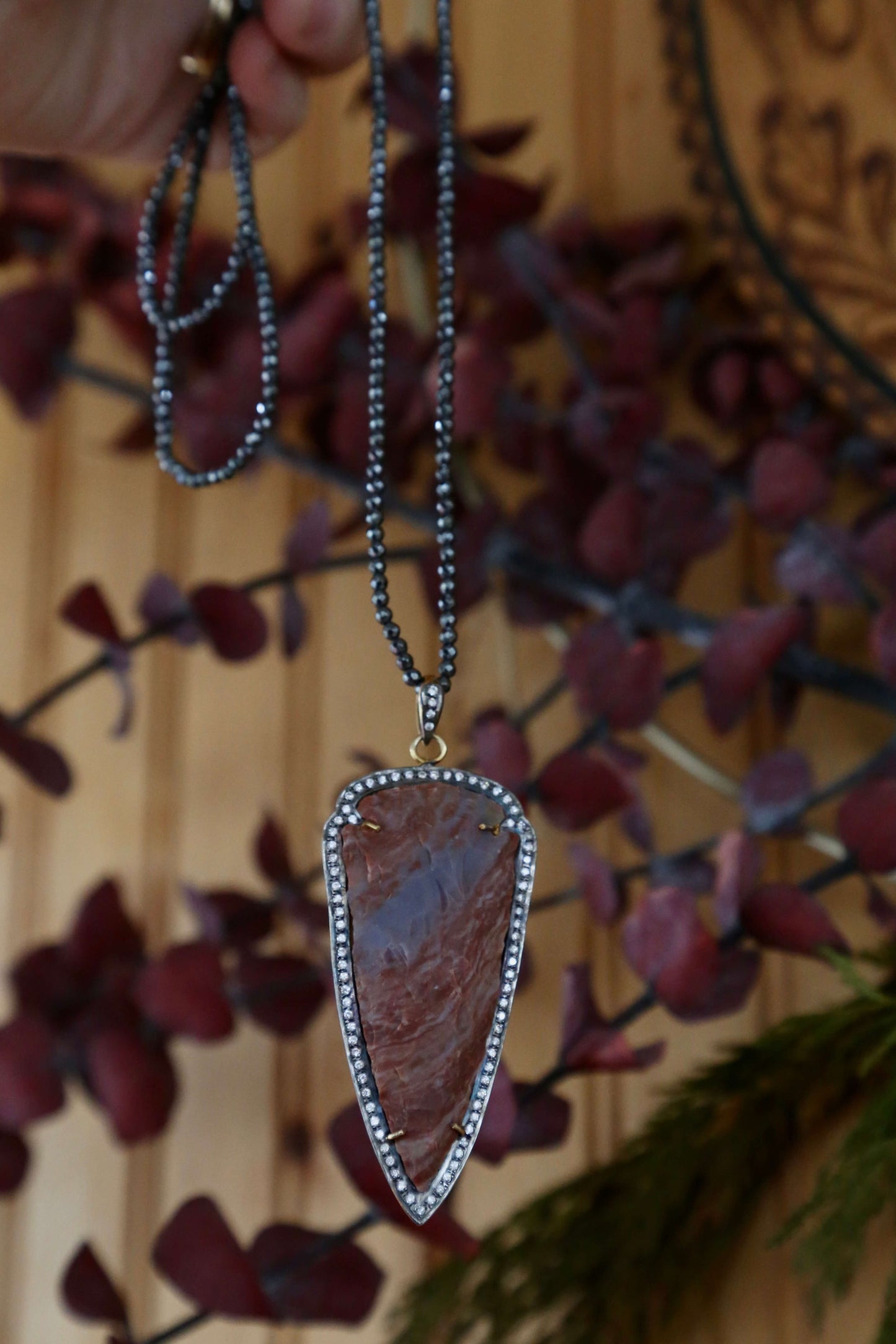 Pavé Arrowhead Necklace