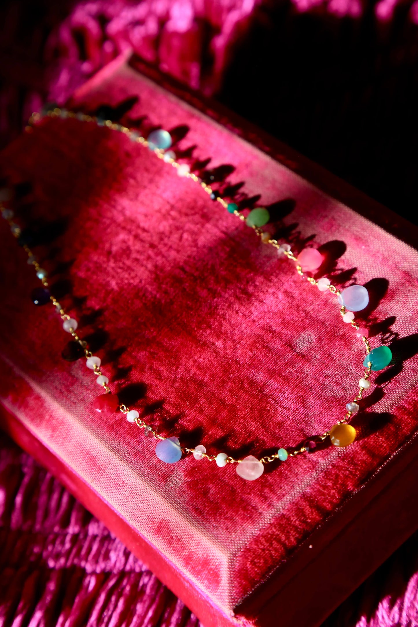 Coloré Gemstone Strand Necklace