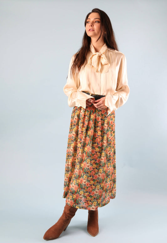 1980's Chanel Silk Blouse