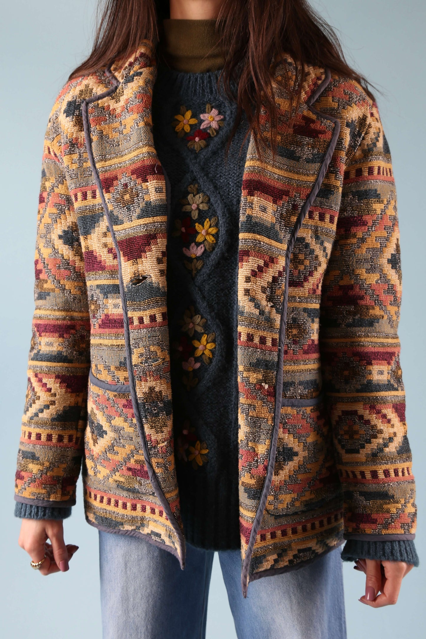 1980's Desert Daze Tapestry Jacket