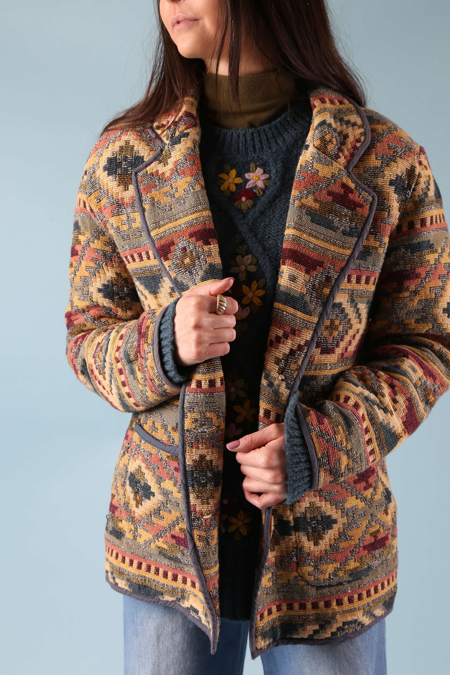 1980's Desert Daze Tapestry Jacket