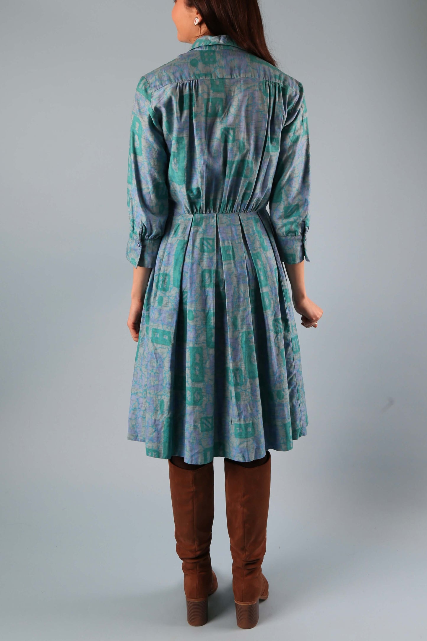 1950's Oceanic Shirt Dress