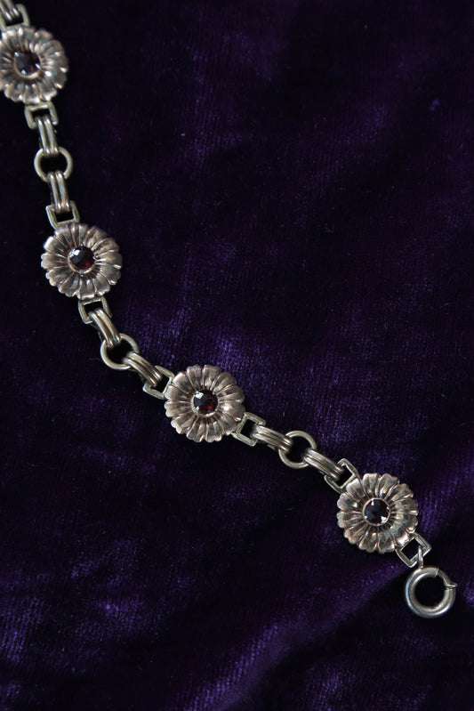 1930's Goldfilled Floral Link Bracelet