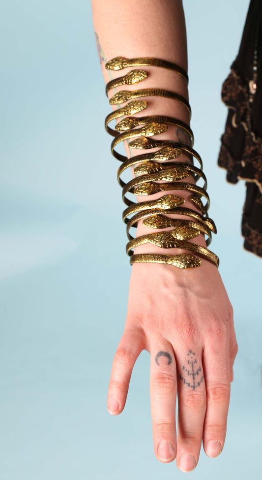 1970's Deadstock Snake Arm Cuff/ Bracelets