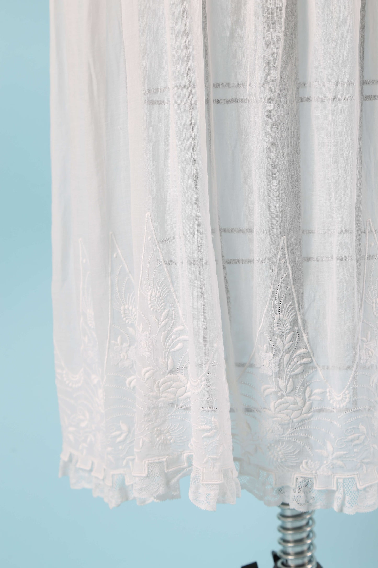 1910s Embroidered Lawn Dress