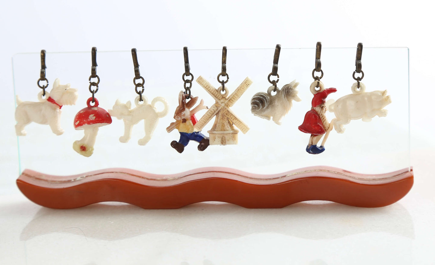 1930's Celluloid & Bakelite Drink Charm Set