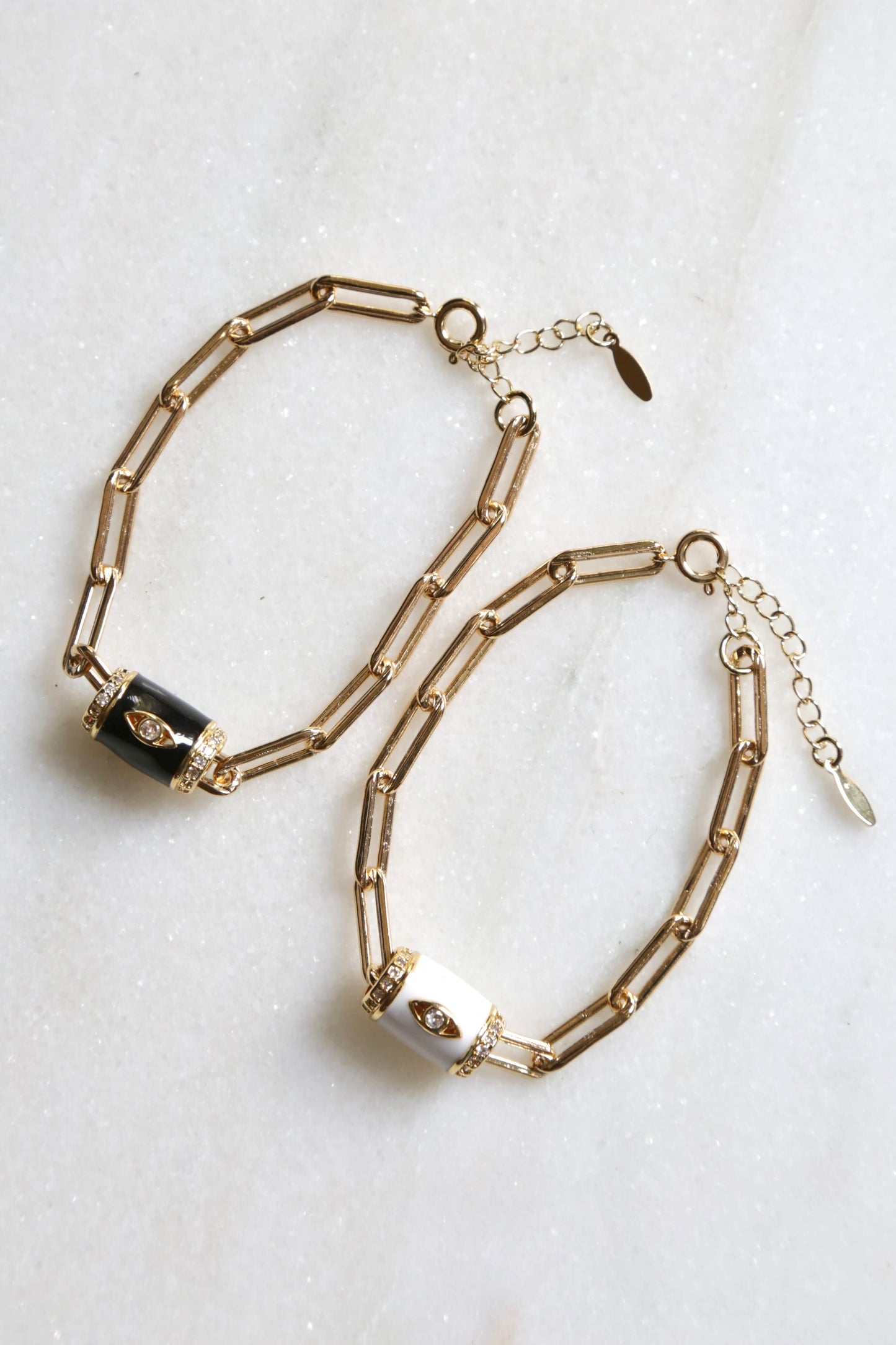 Enamel Eye Bracelet