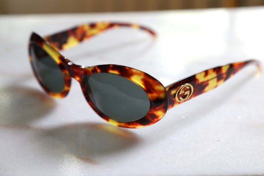 1990's Gucci Tortoise Shell Sunglasses