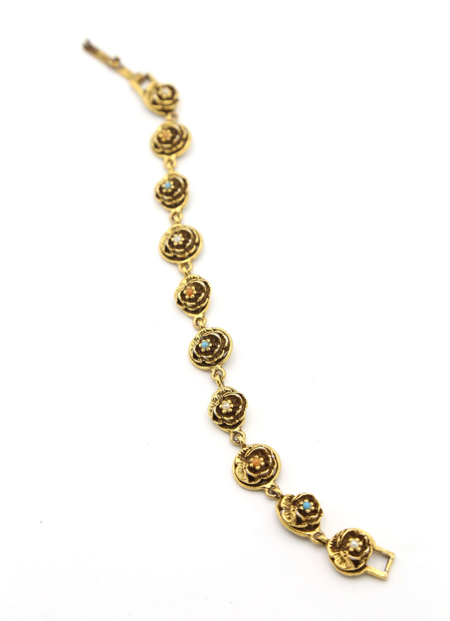 1960's Goldette Rosette Bracelet