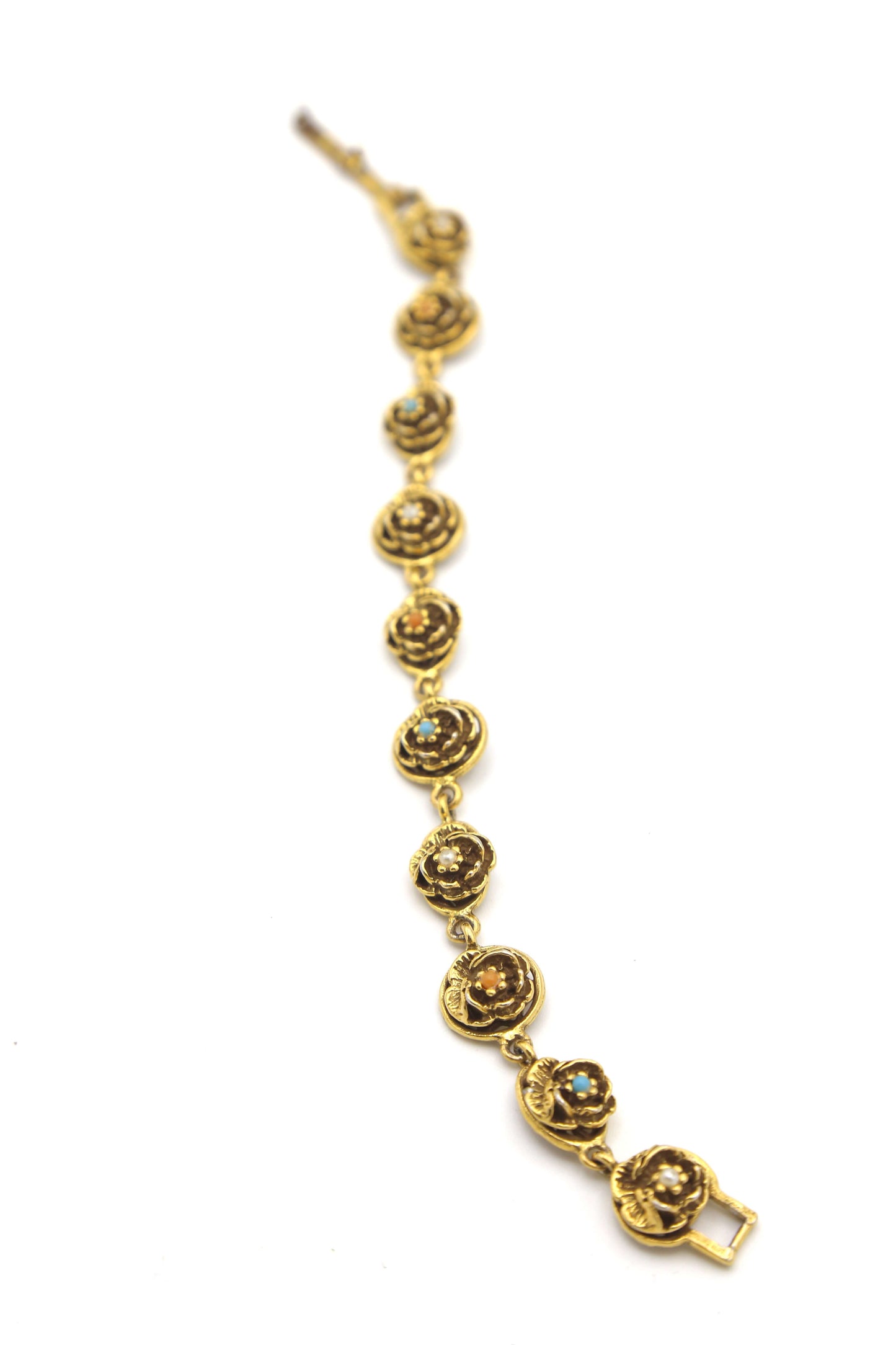 1960's Goldette Rosette Bracelet