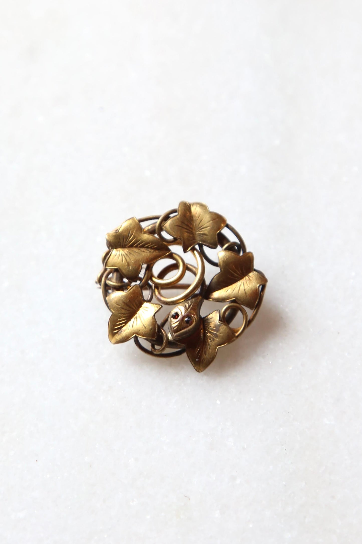 1890's Victorian Snake Brooch