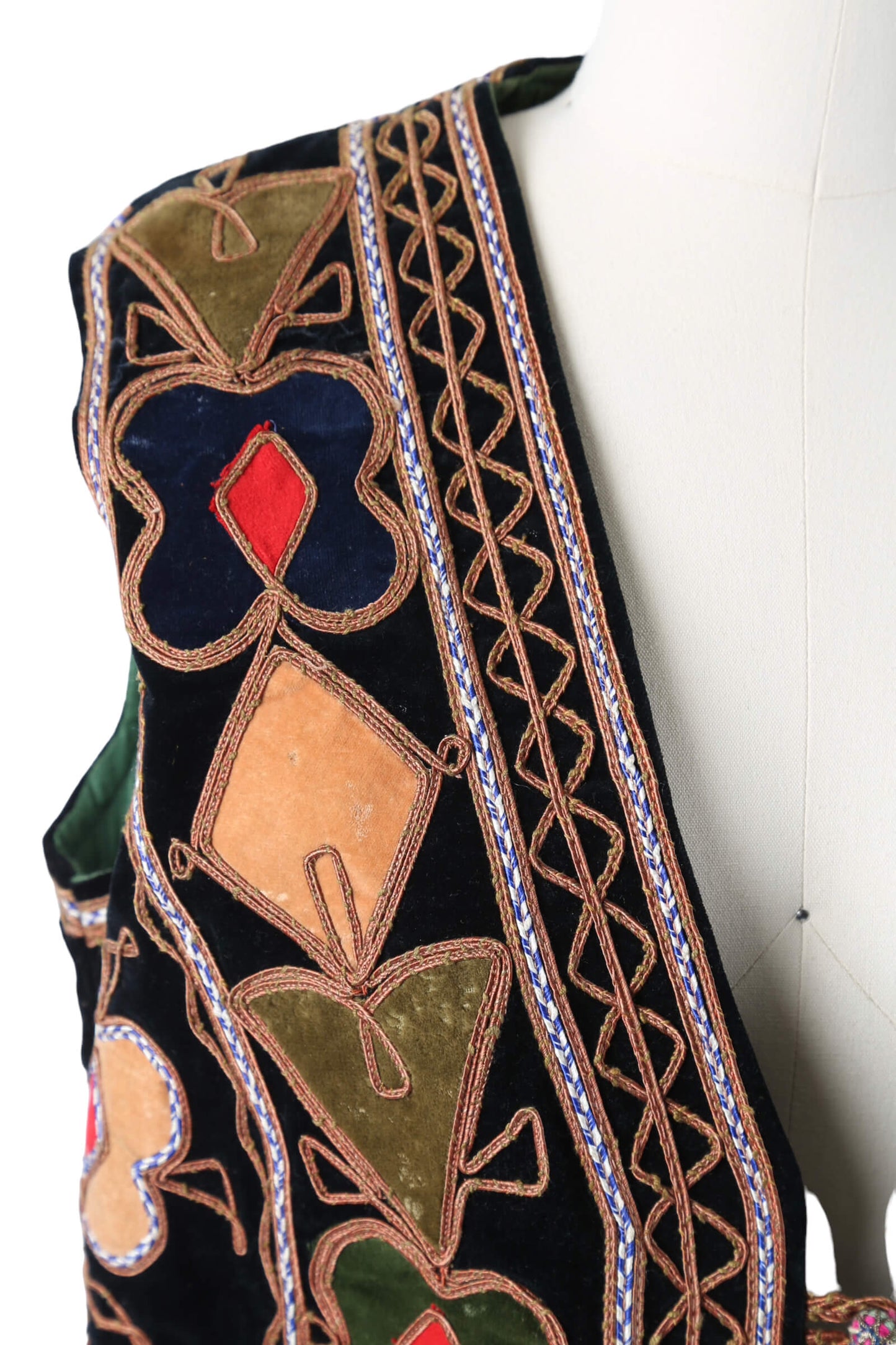 1960's Appliqué Afghani Vest