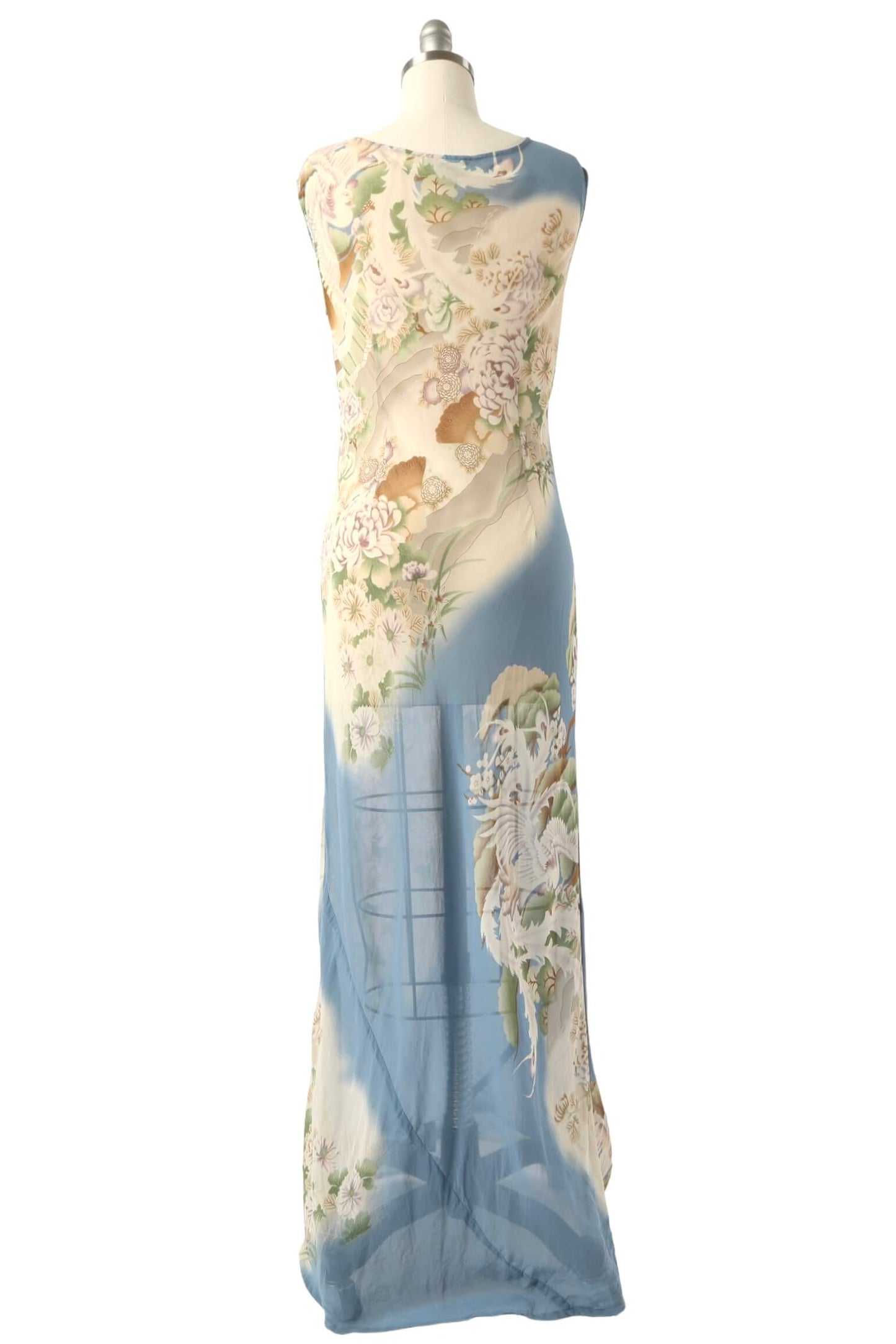 1990's Silk Citron Dress