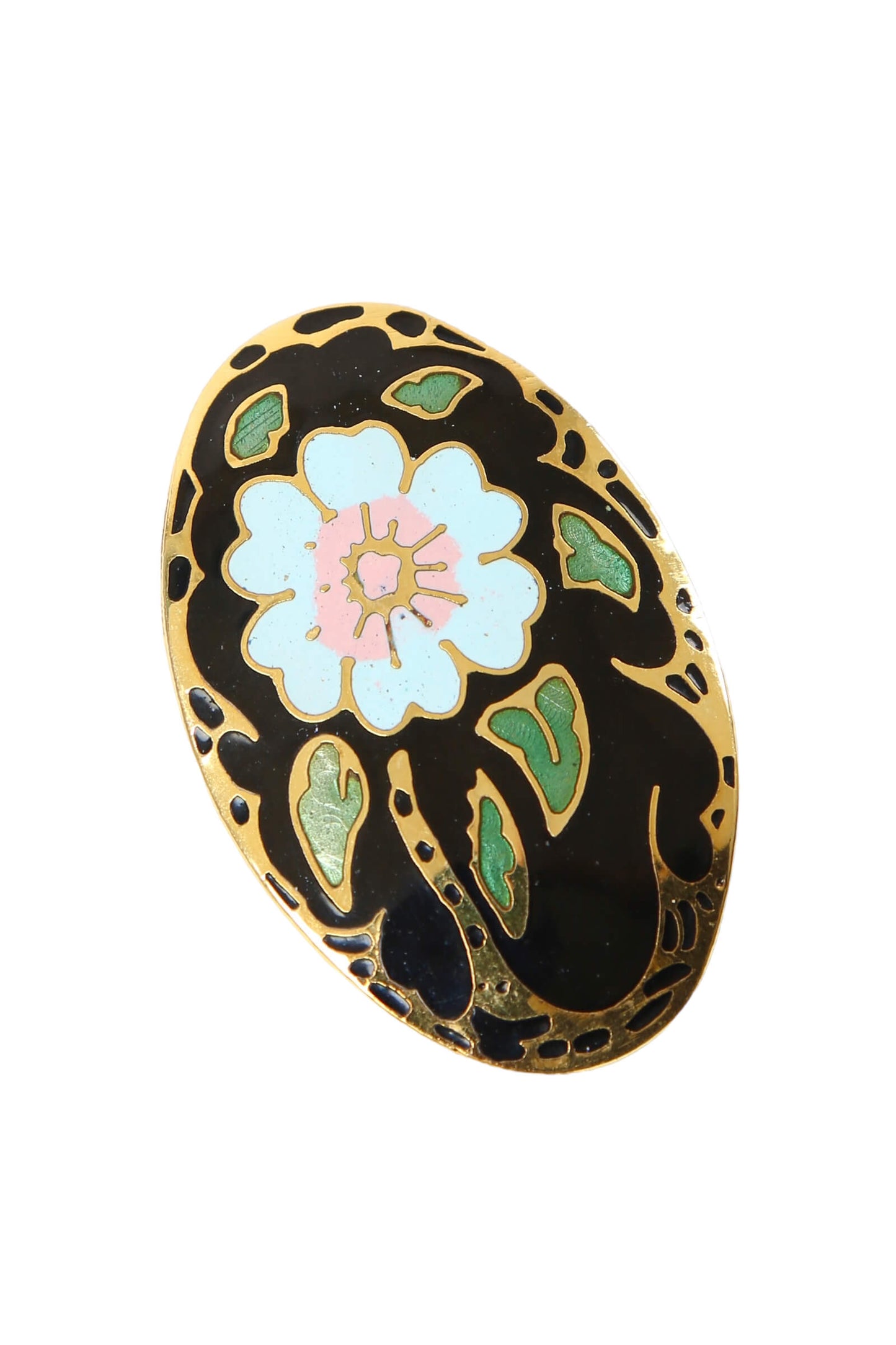 1960's Enamel Flower Brooch