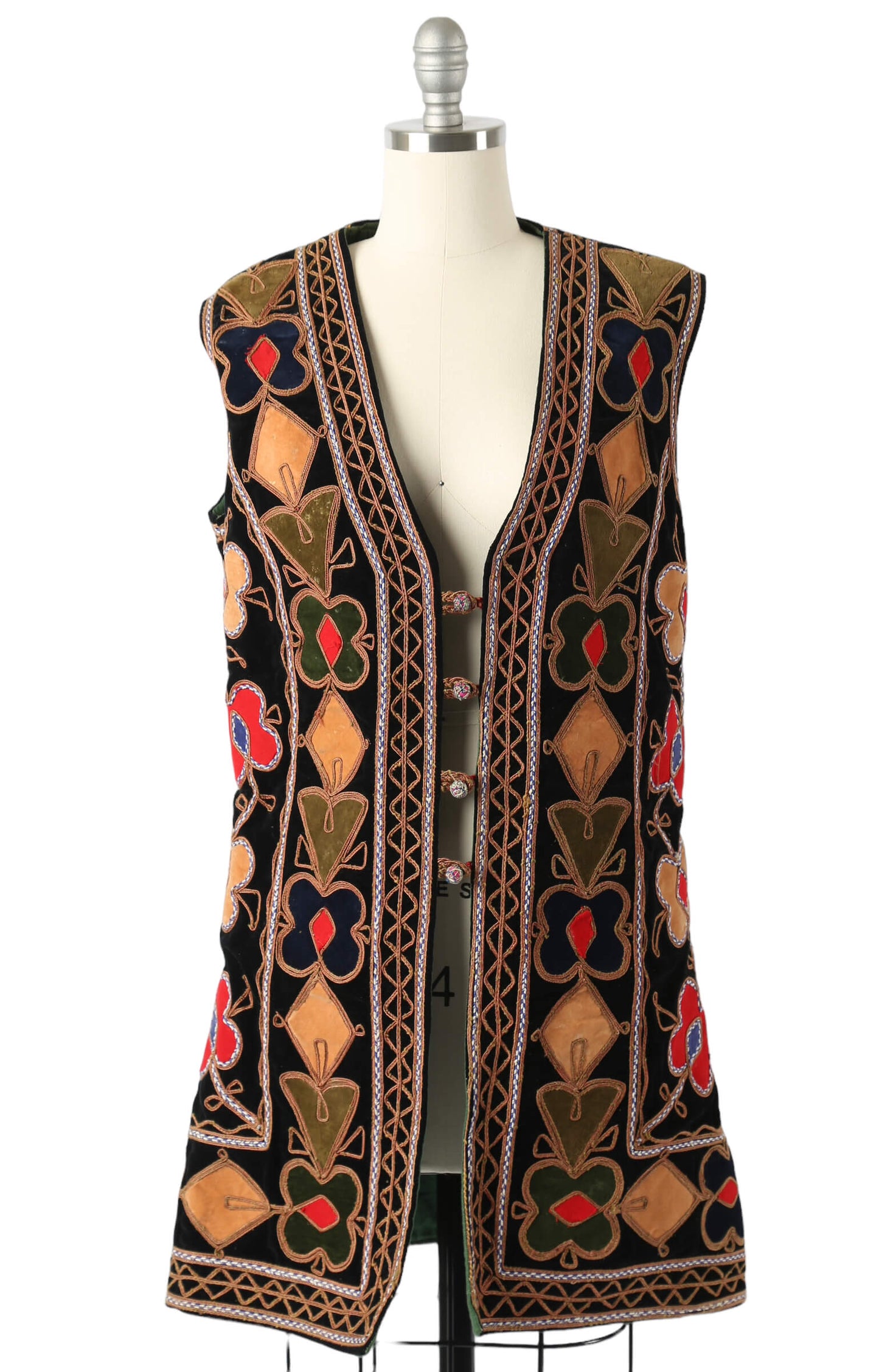 1960's Appliqué Afghani Vest