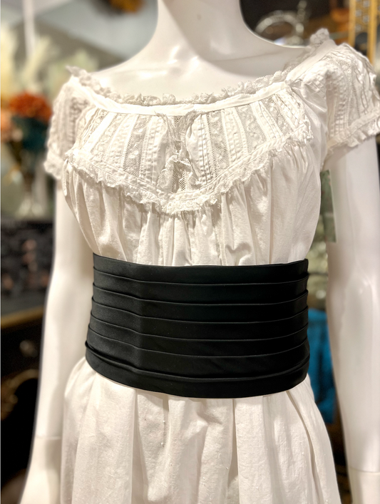 1970's Yves Saint Laurent Satin Cummerbund