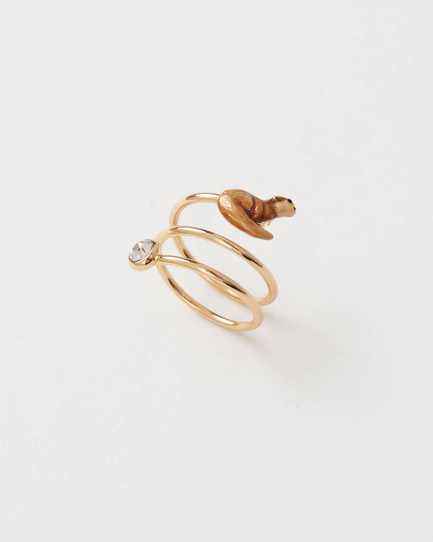 Enamel Otter Ring