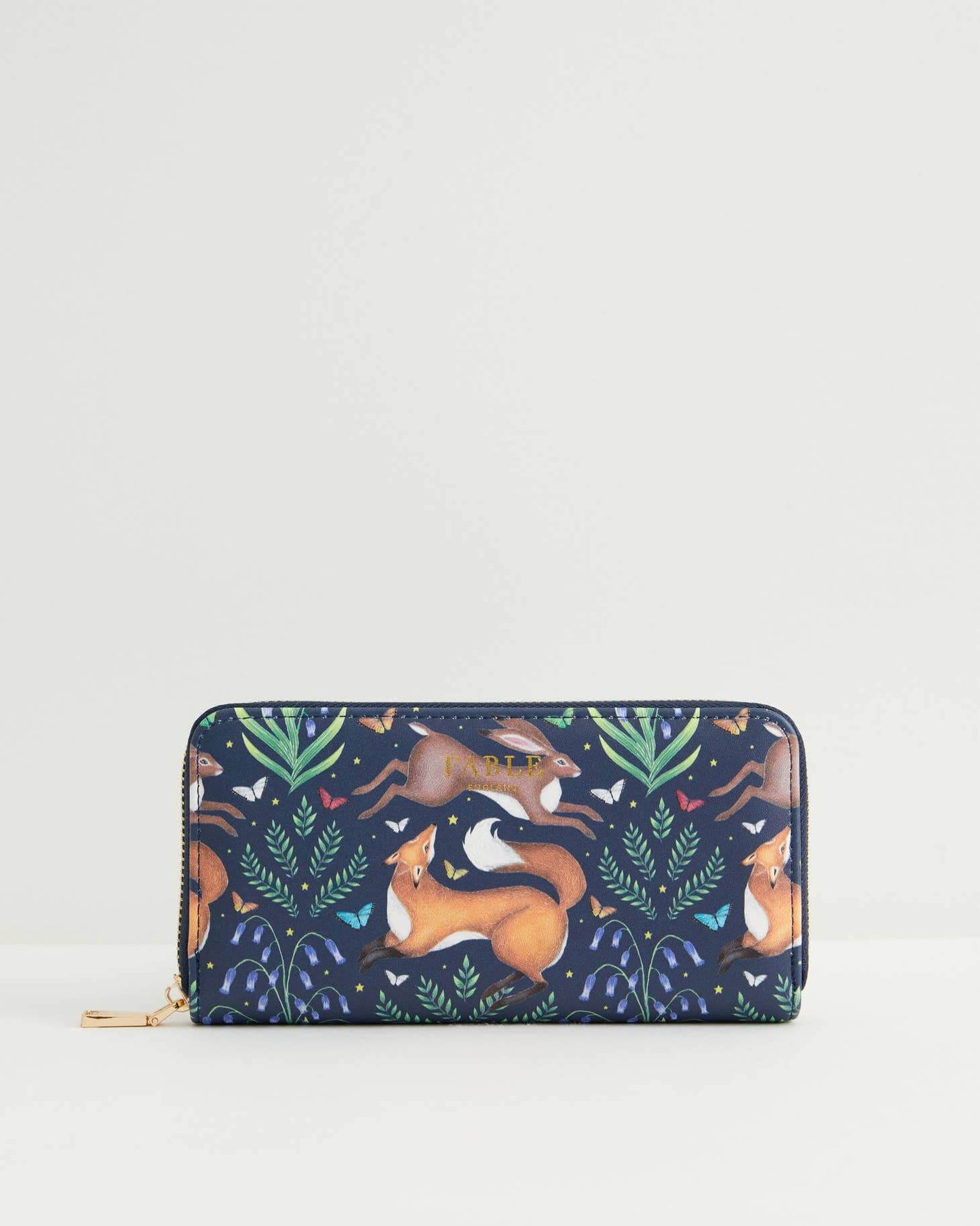 Large Hare and Fox Wallet