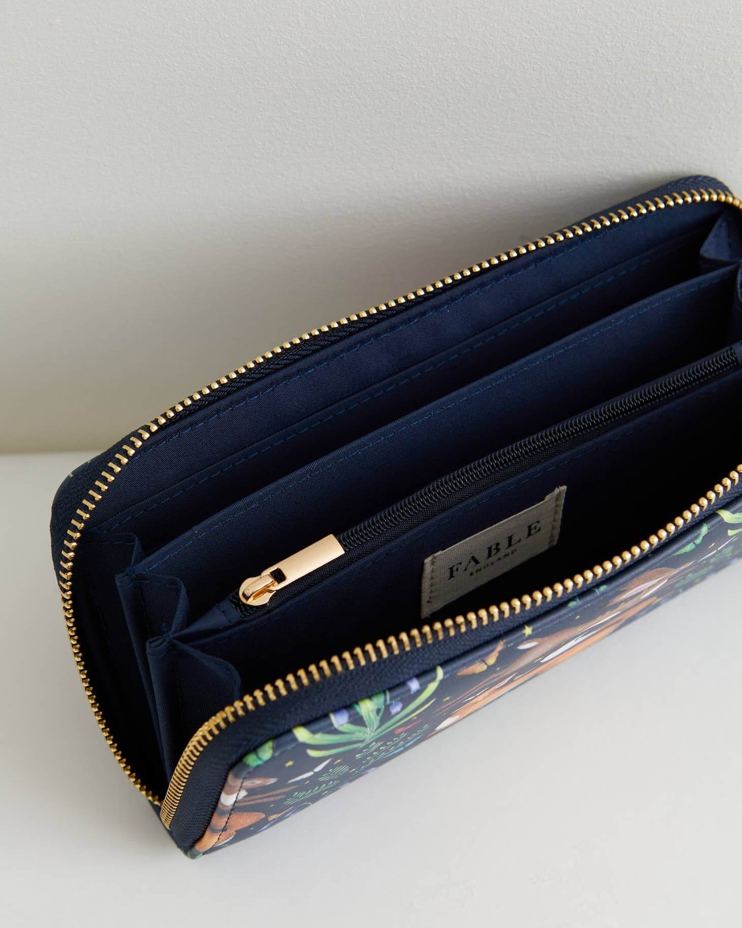 Large Hare and Fox Wallet
