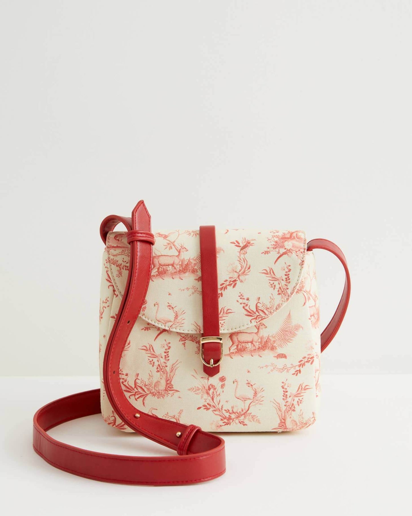 Toile de Jouy Buckle Bag