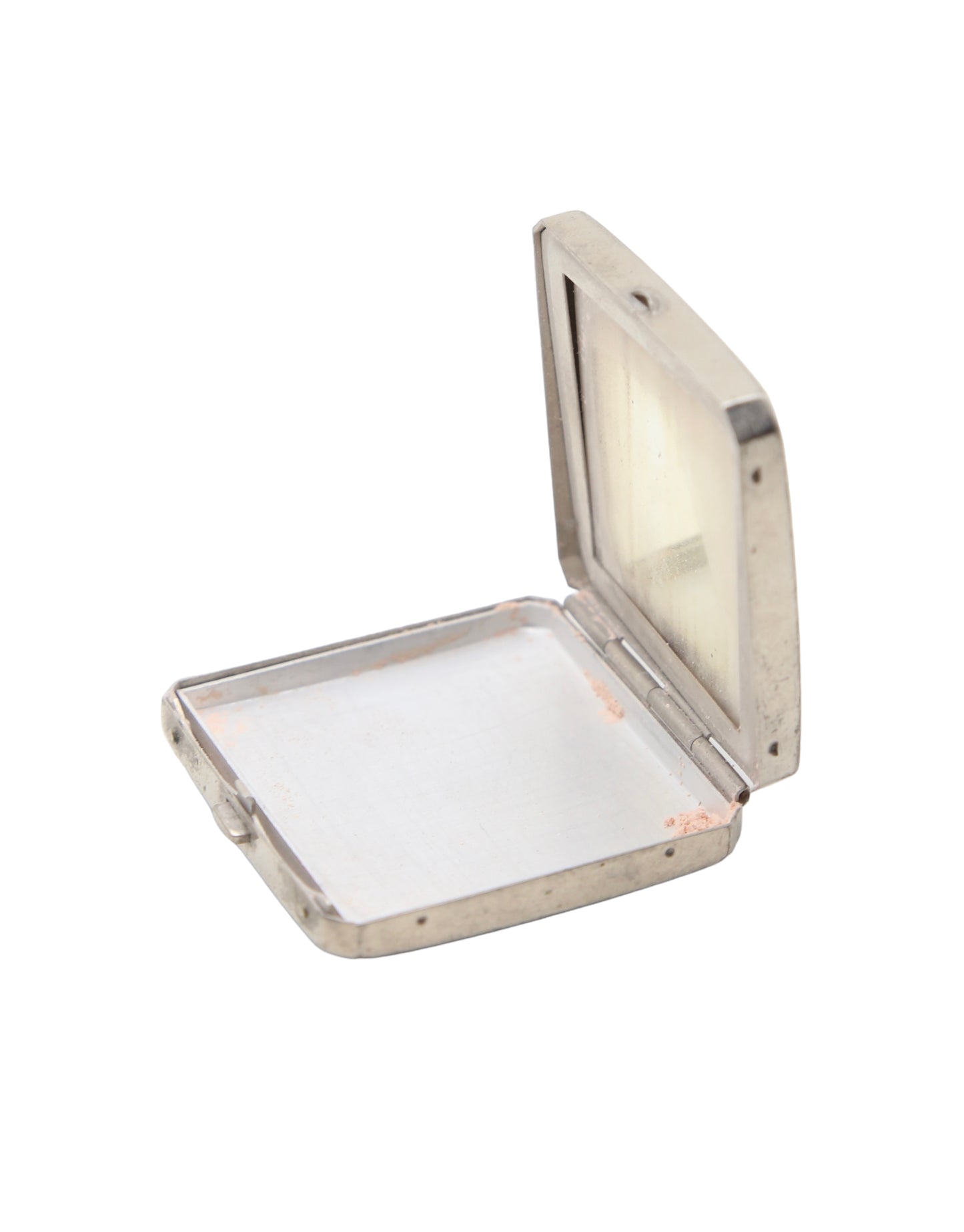 1930’s Quinlan Art Deco Chrome Compact