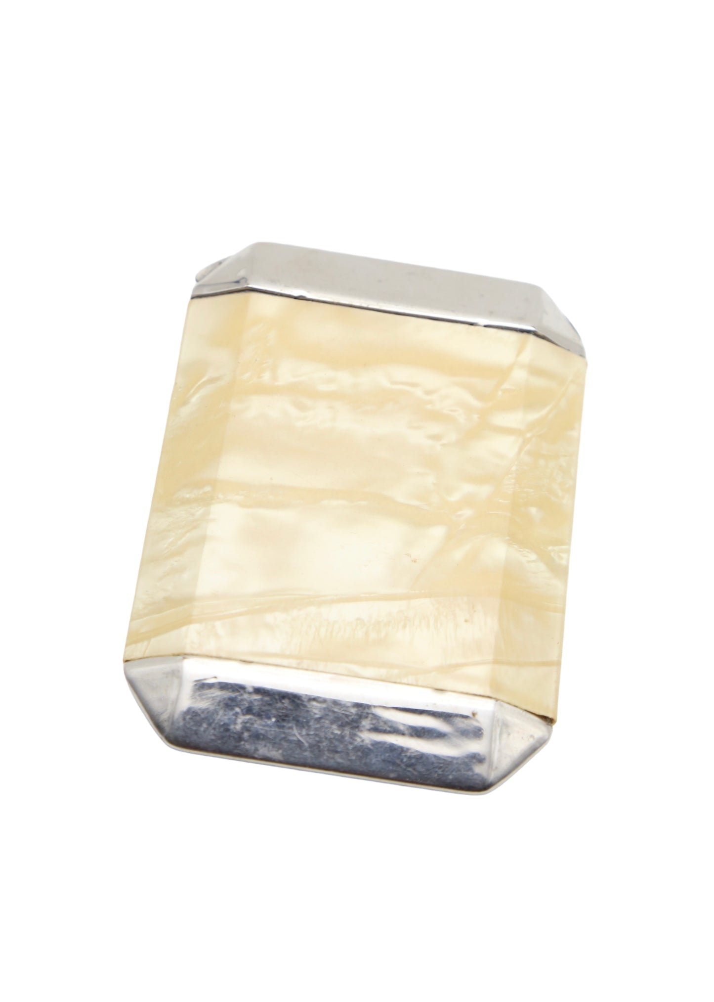 1930’s Art Deco Chrome Flip Compact