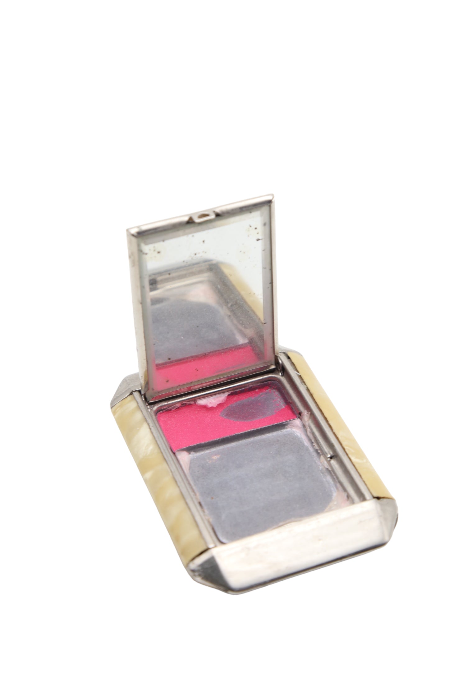 1930’s Art Deco Chrome Flip Compact