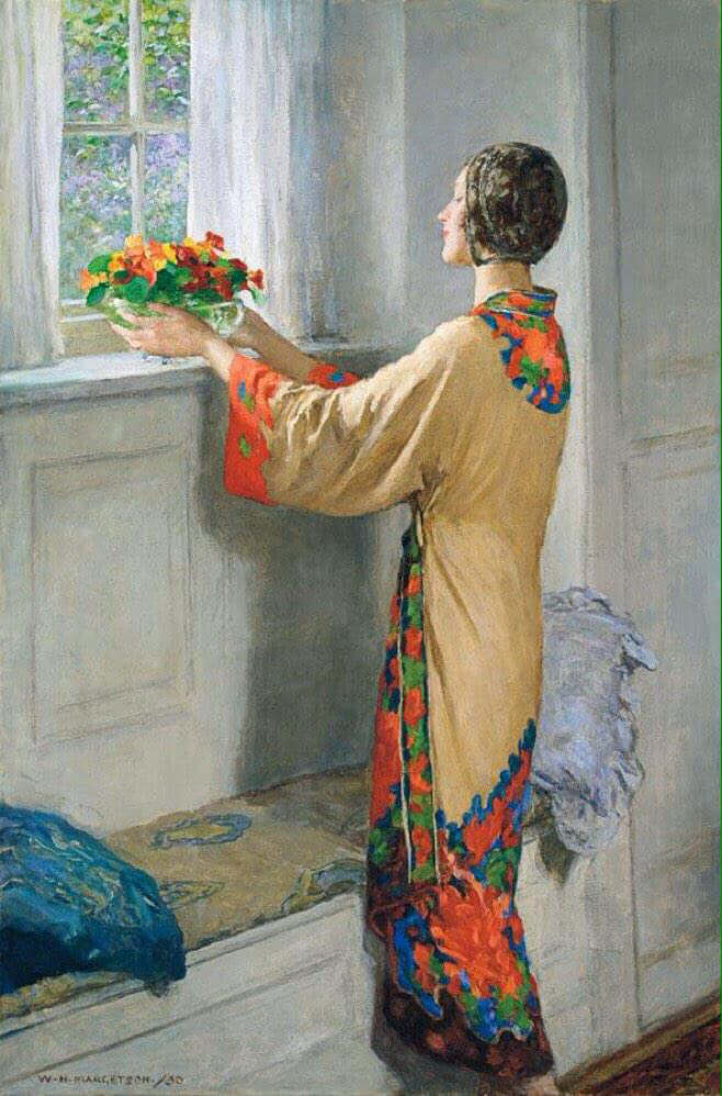 1920’s Pongee Silk Robe