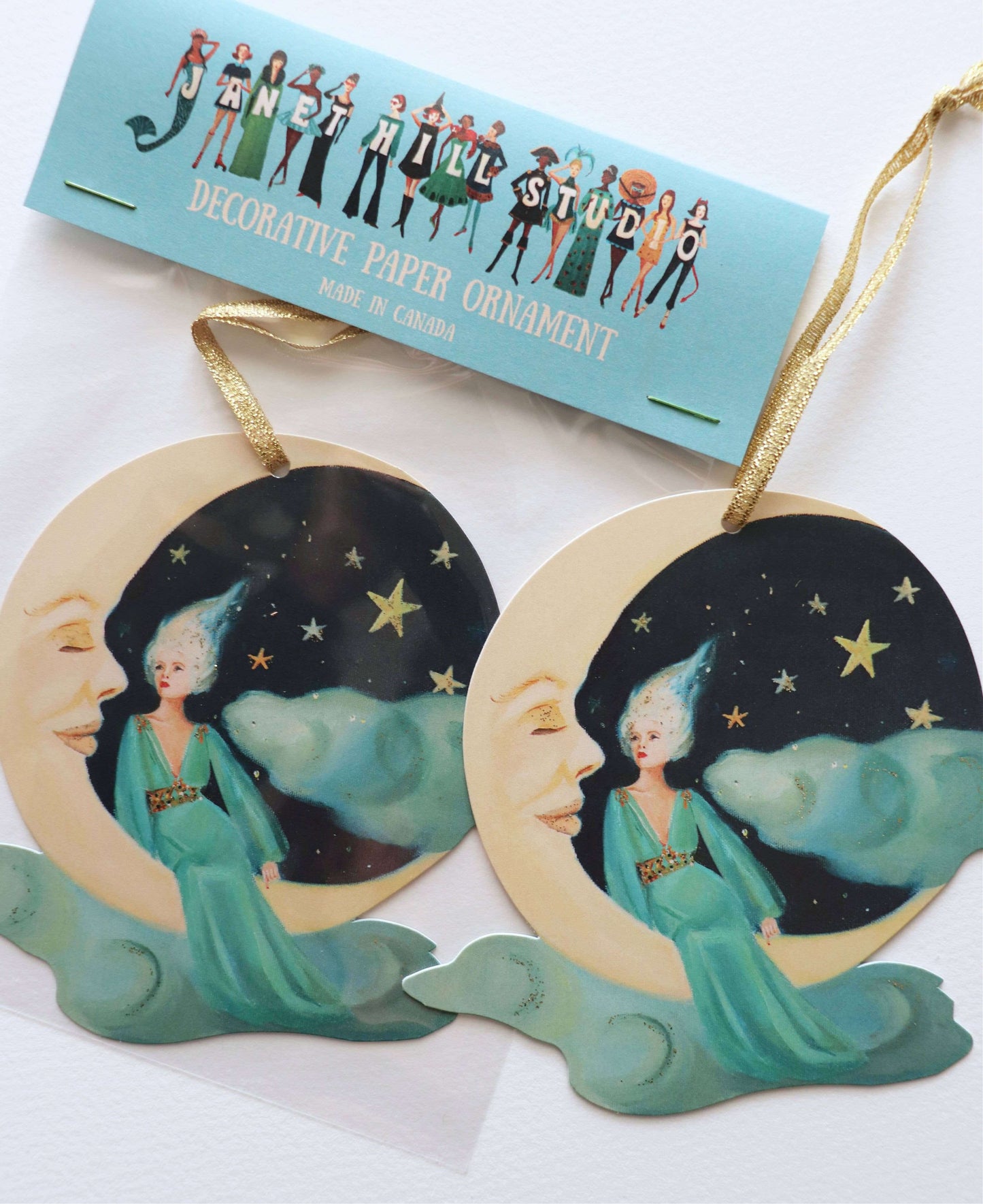 Moon Goddess Paper Decor