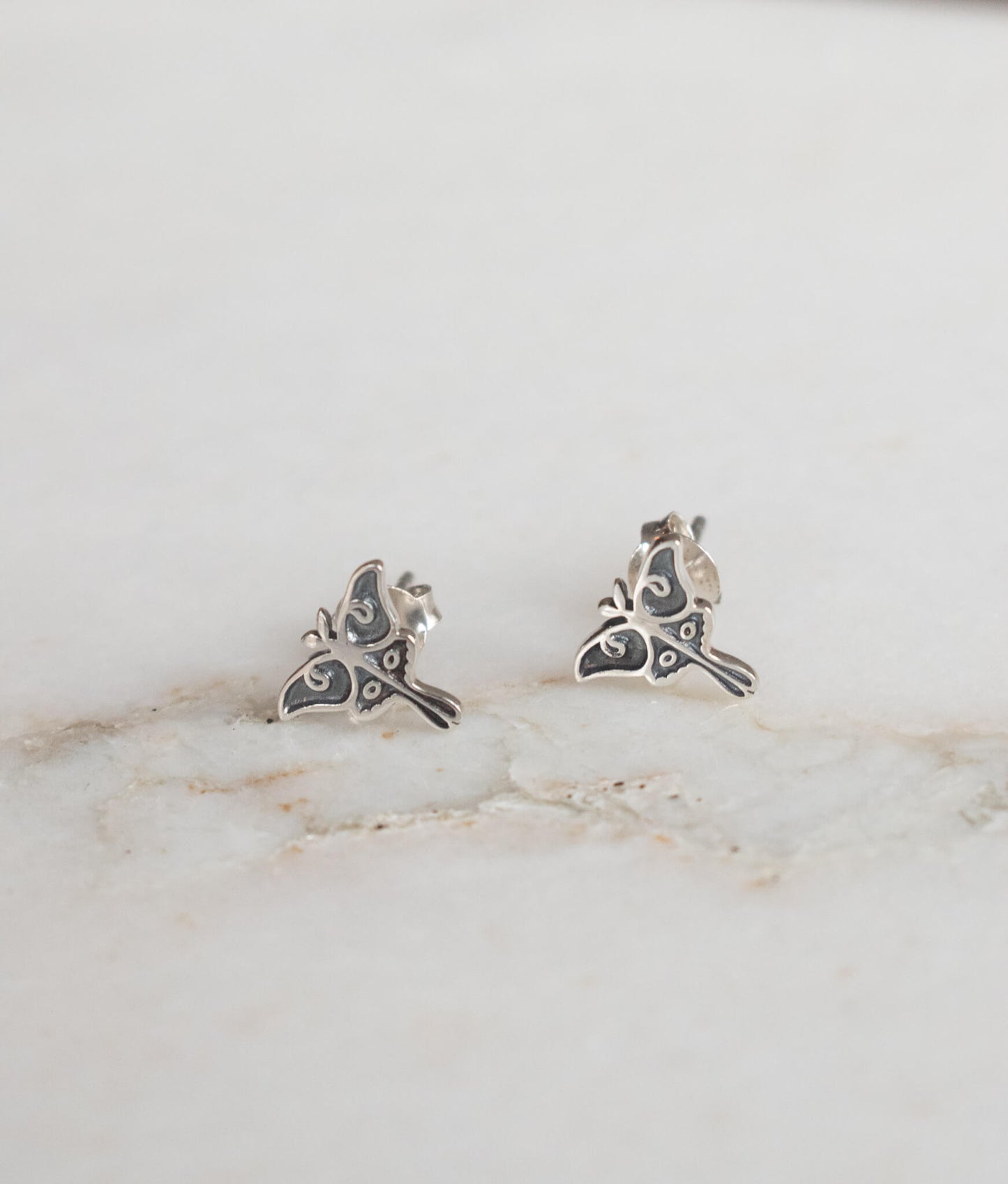 Luna Sterling Studs