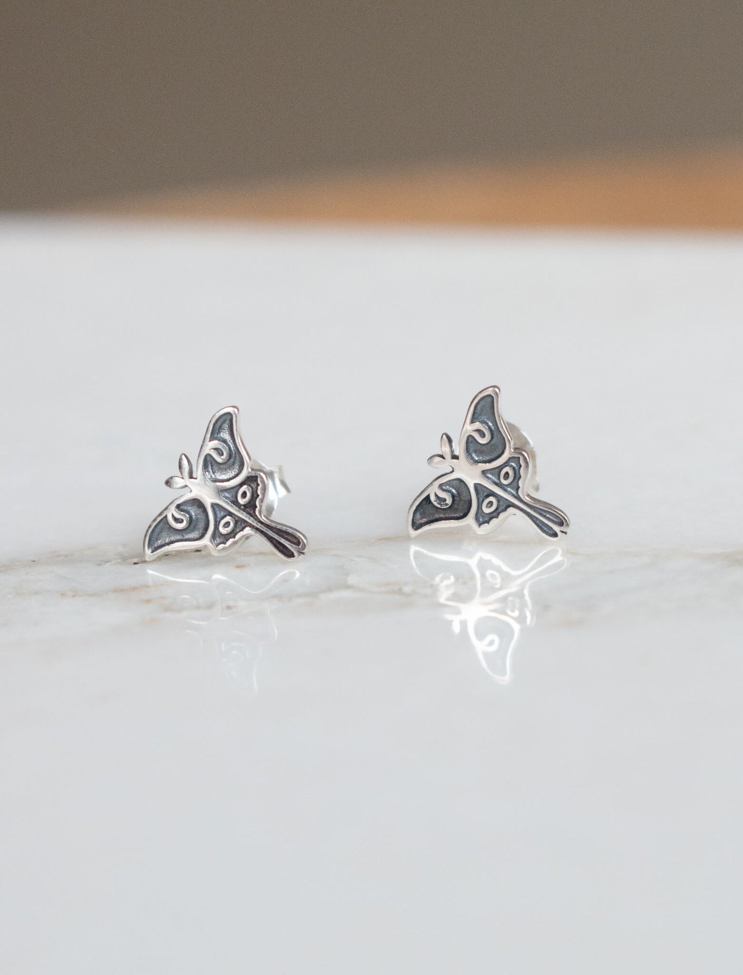 Luna Sterling Studs
