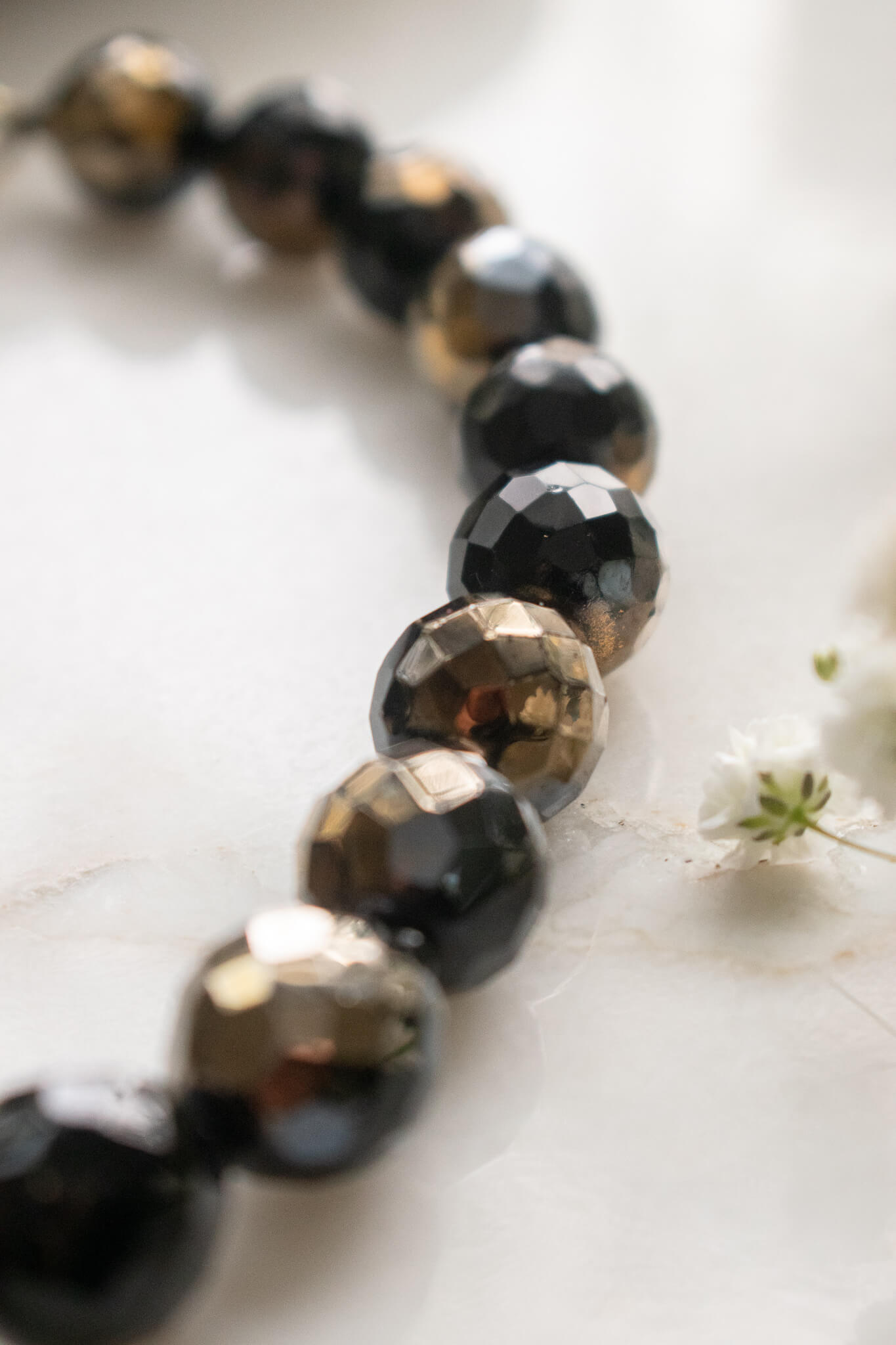 1970's West Germany Gilt Crystal Necklace
