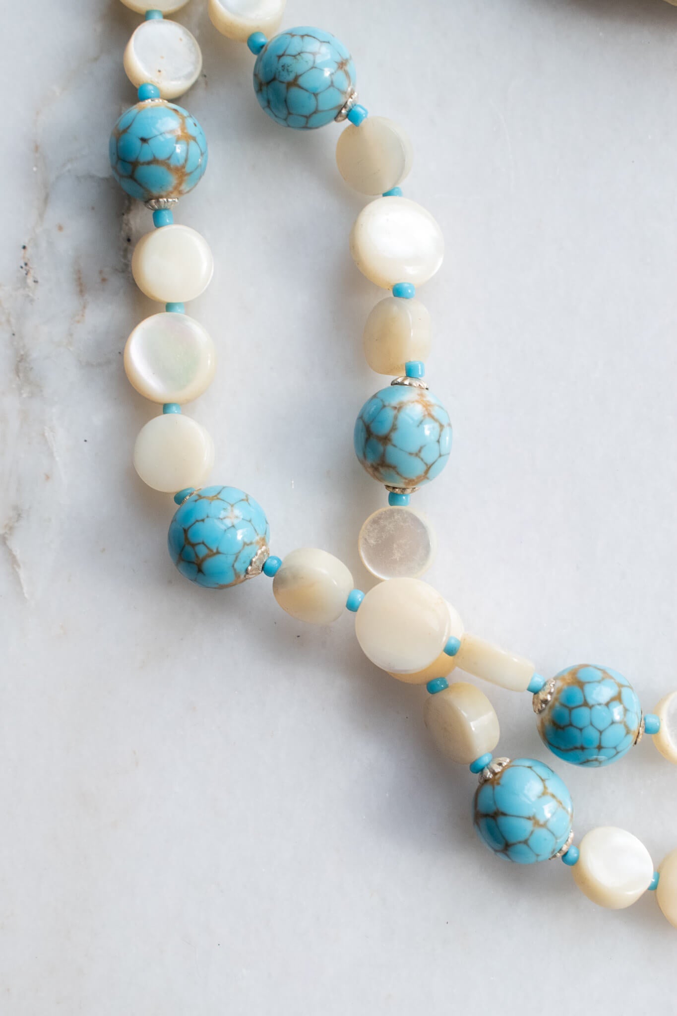 1950's Robin's Egg Necklace