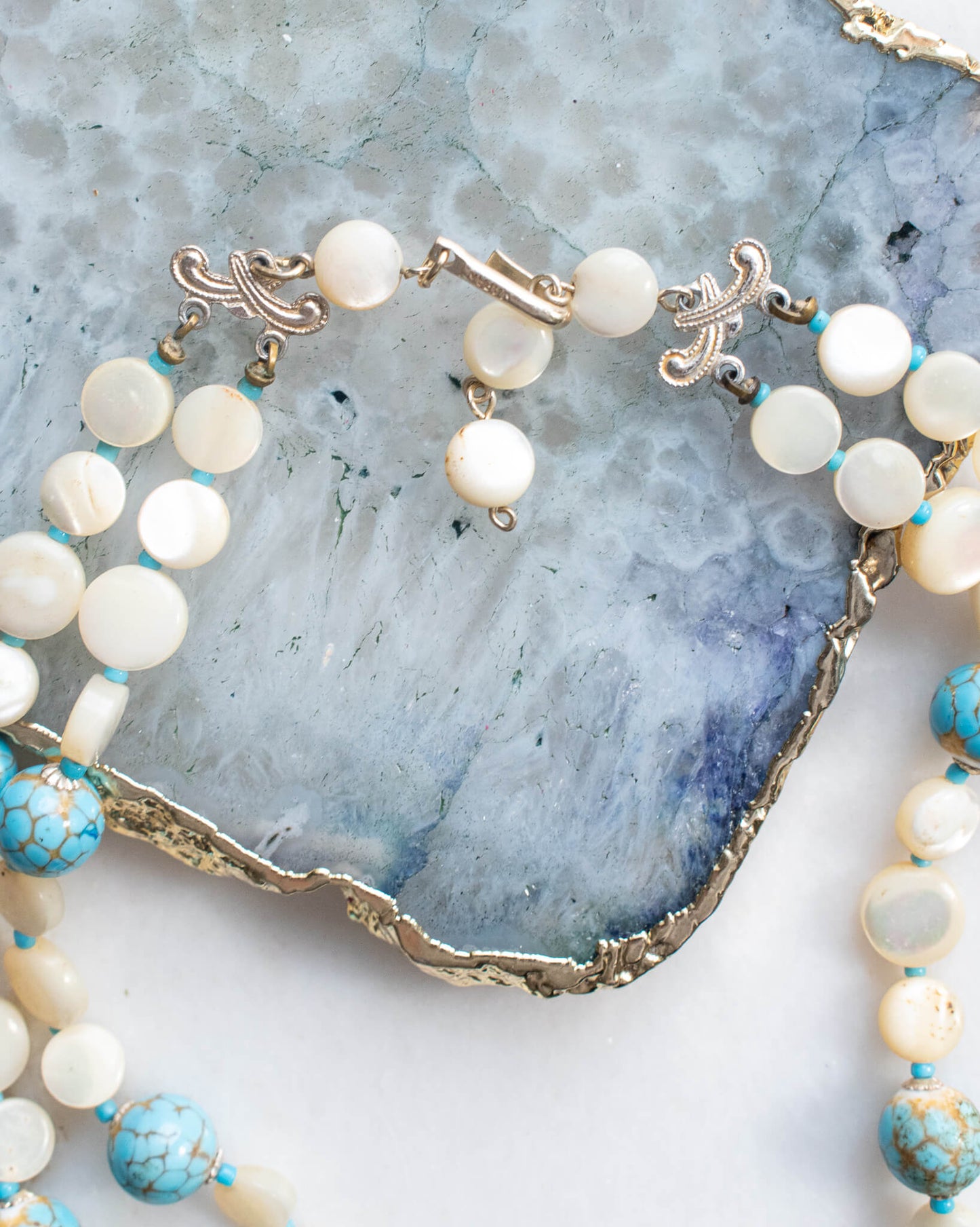 1950's Robin's Egg Necklace