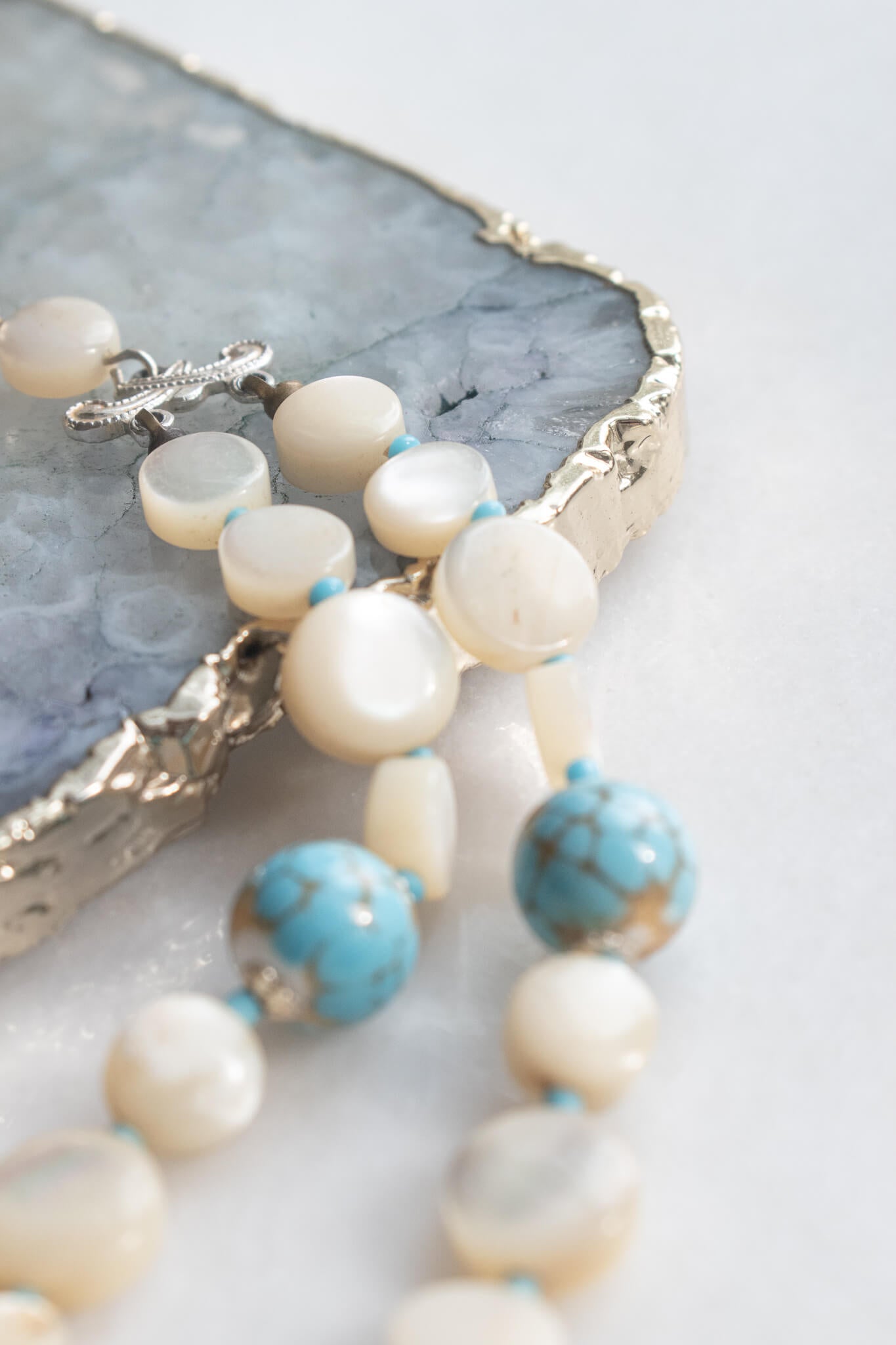 1950's Robin's Egg Necklace