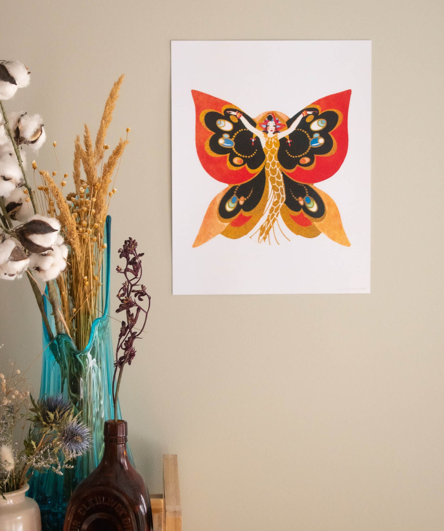 Butterfly Lady Print