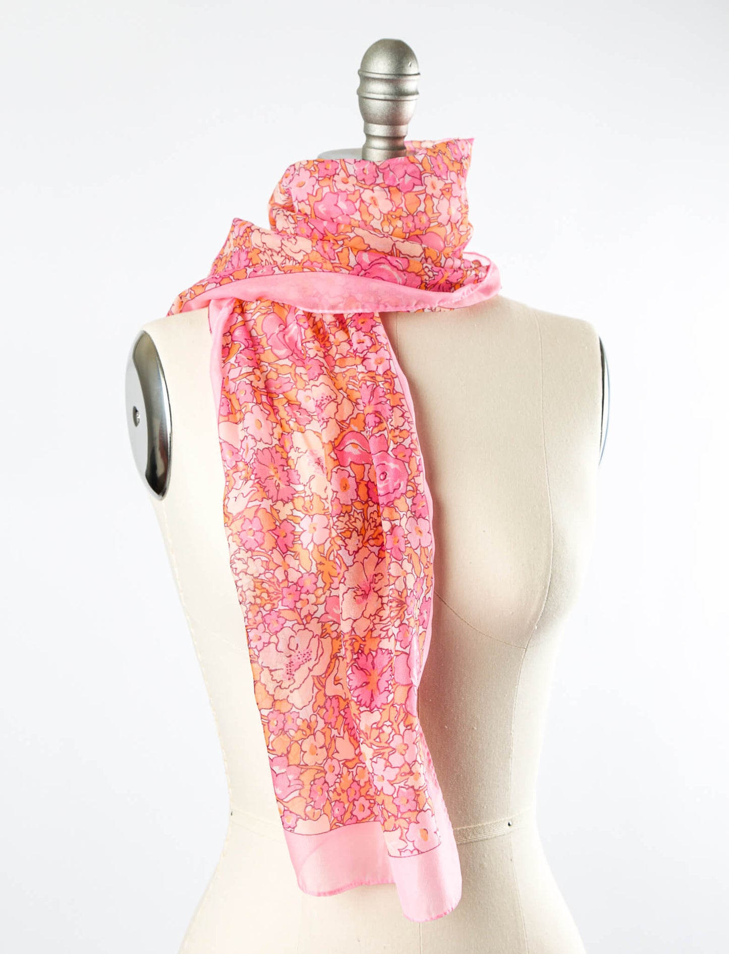1960's Rosey Scarf