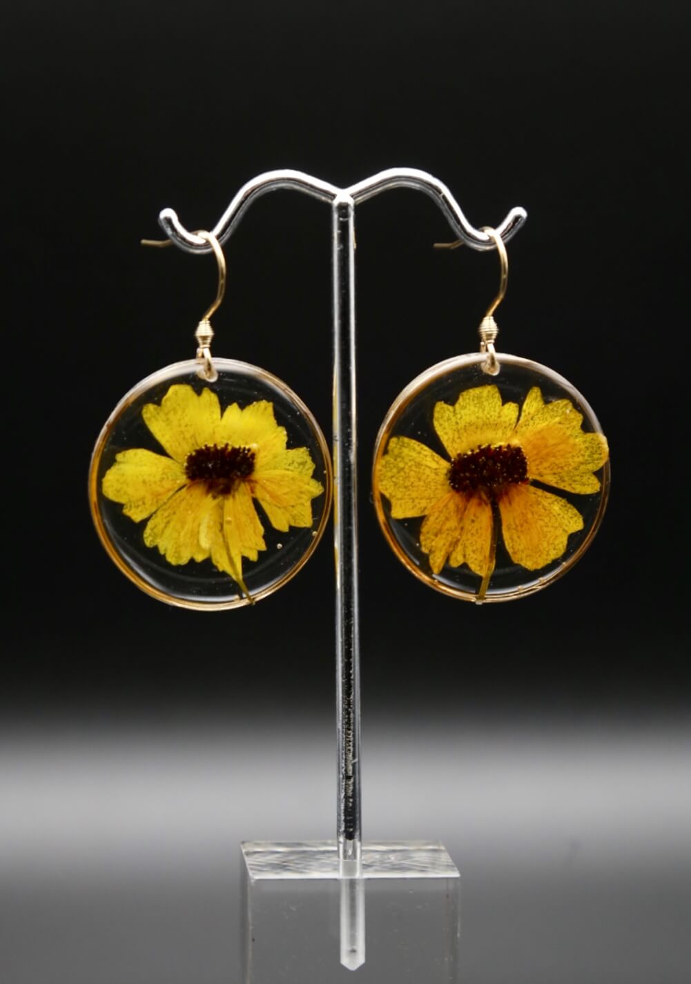 Pressed Flower Earrings