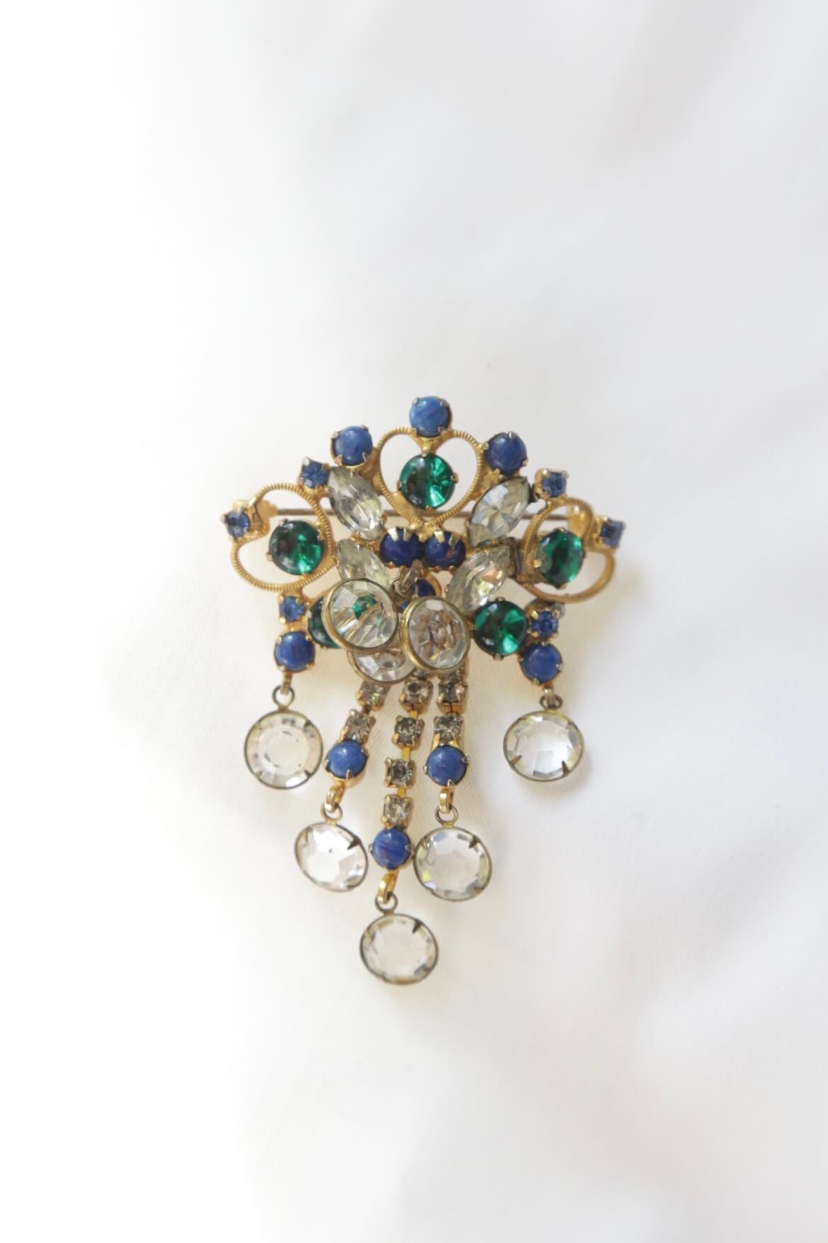 1950's Bezel Set Brooch