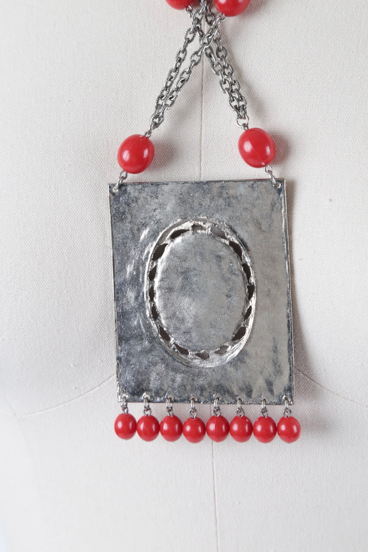 1970's Art Glass Pendant
