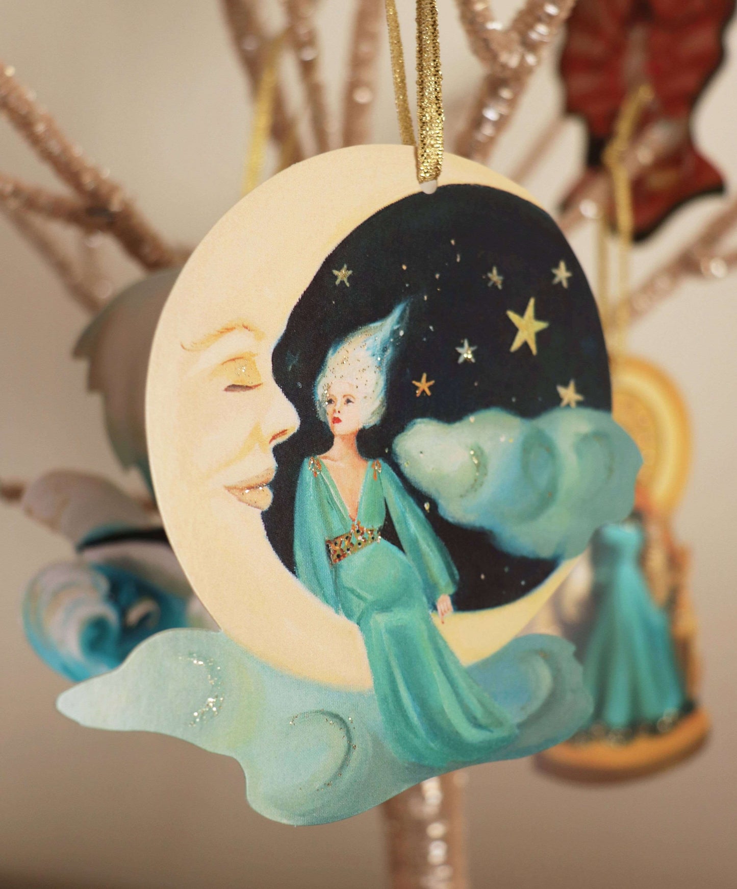 Moon Goddess Paper Decor