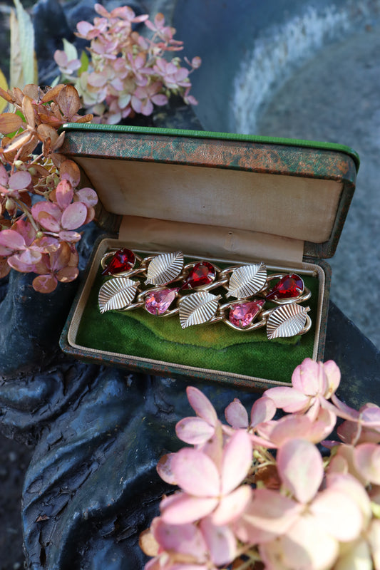 1960s Unsigned Coro Leaf Brooch